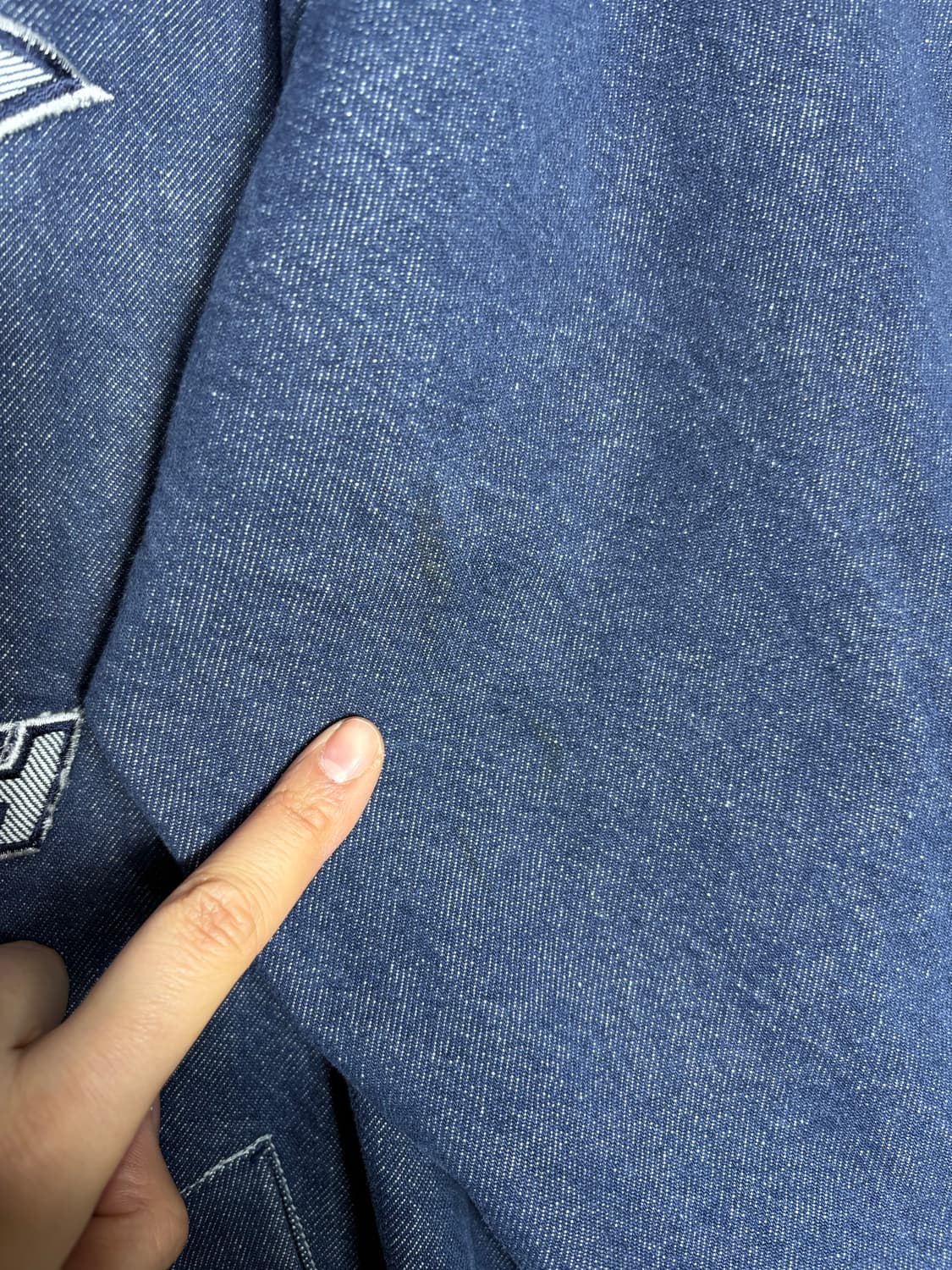 Majah flavah 데님 바시티 자켓 상품이미지9