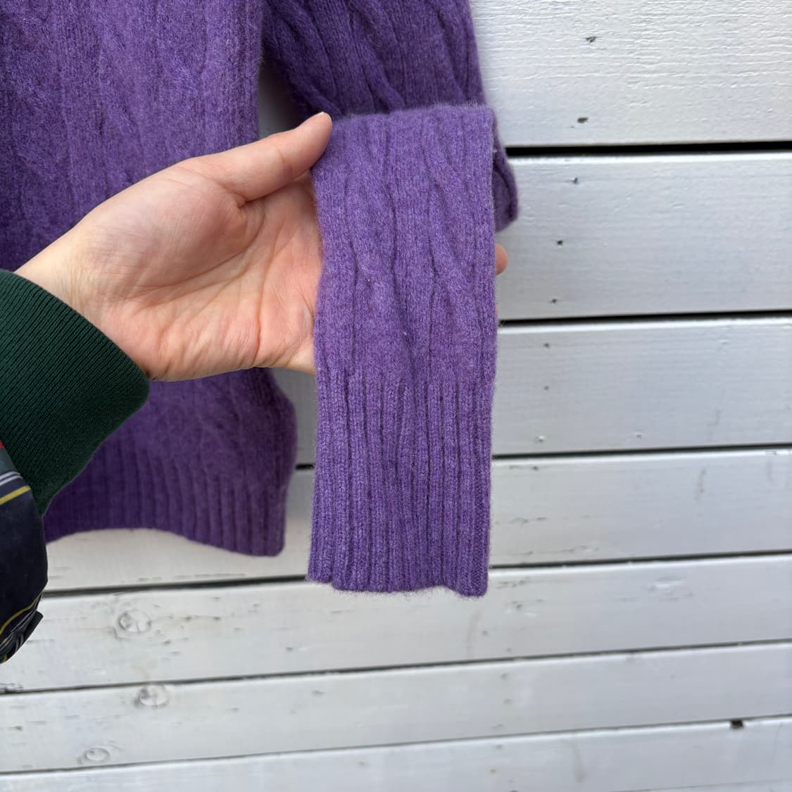 Polo 폴로 울 캐시미어 케이블 꽈배기 니트 상품이미지6