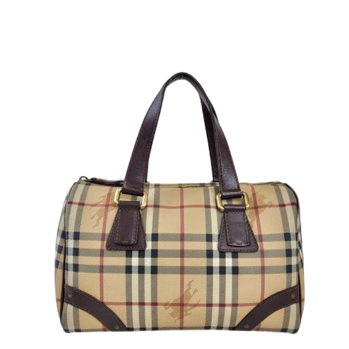 정품 버버리 헤이마켓체크 클래식 토트백 상품이미지1