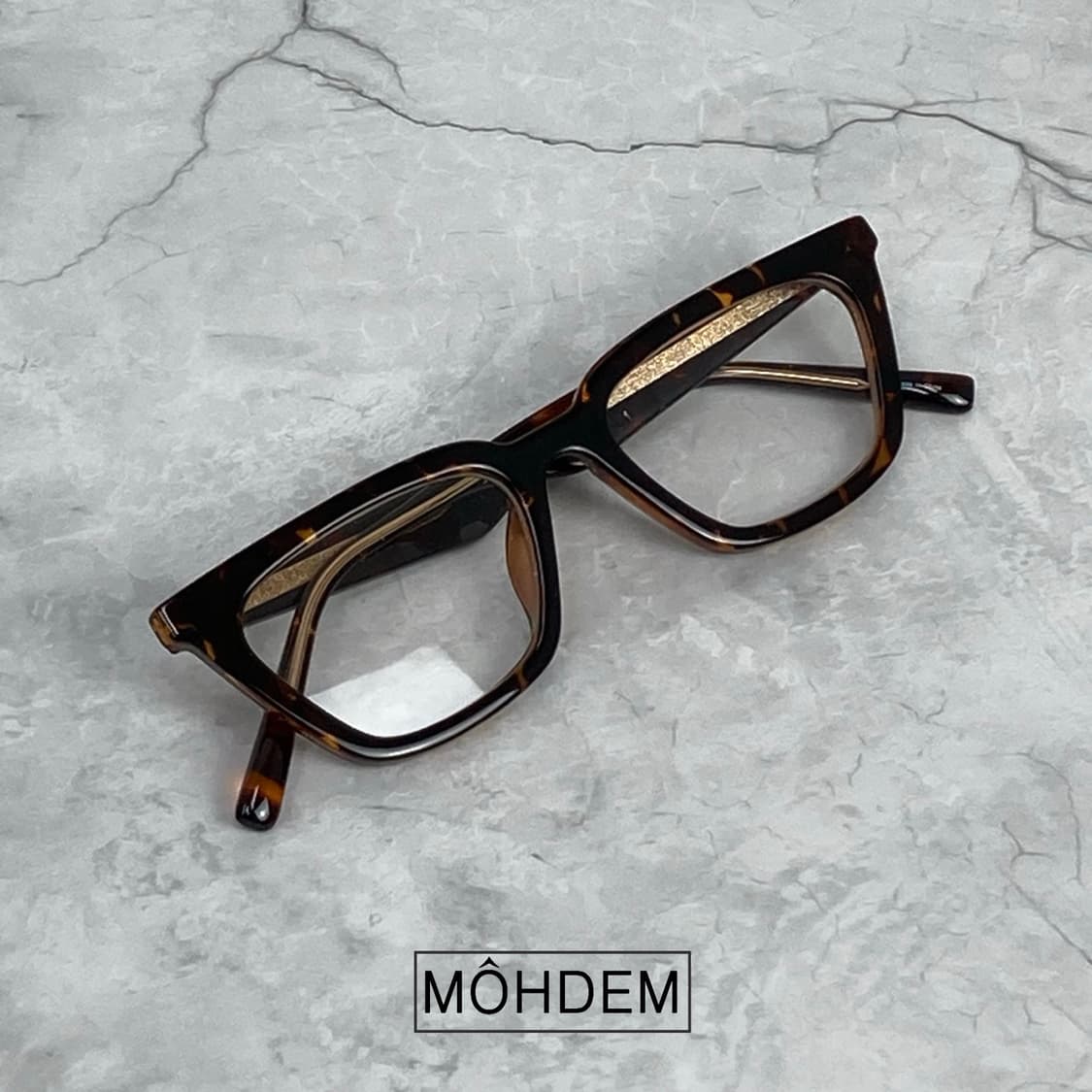 [Unsex] UV400 호피 뿔테 안경 아이웨어 상품이미지2