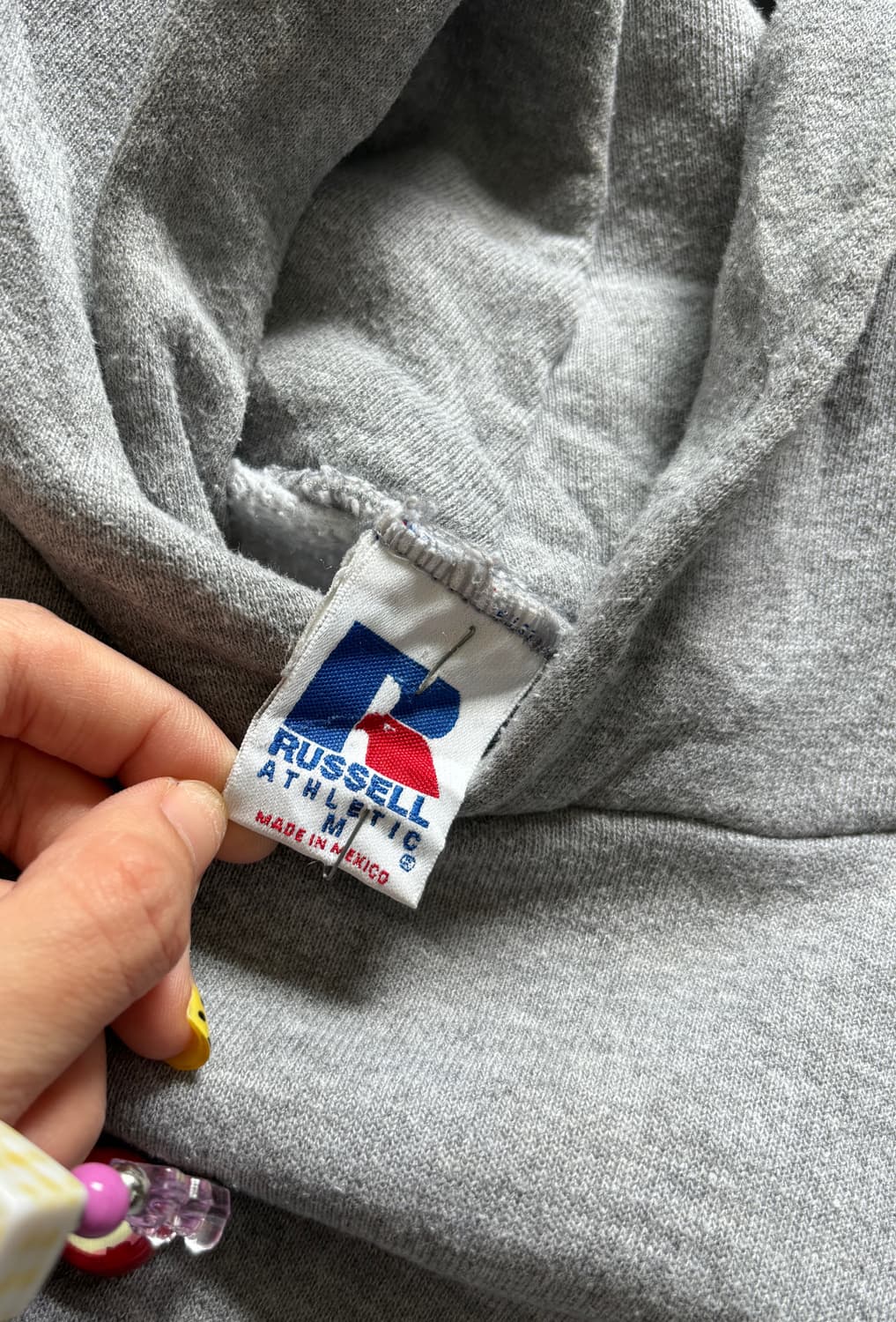 90‘s 러셀 후드 그레이 블랭크 상품이미지9
