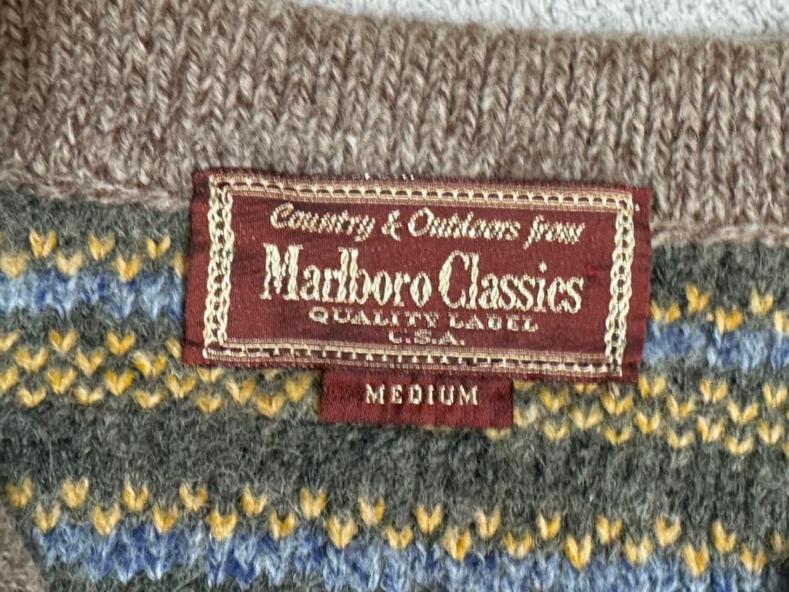 🇮🇹 Marlboro classics 말보로 클래식 알파카 에스닉니트 상품이미지3