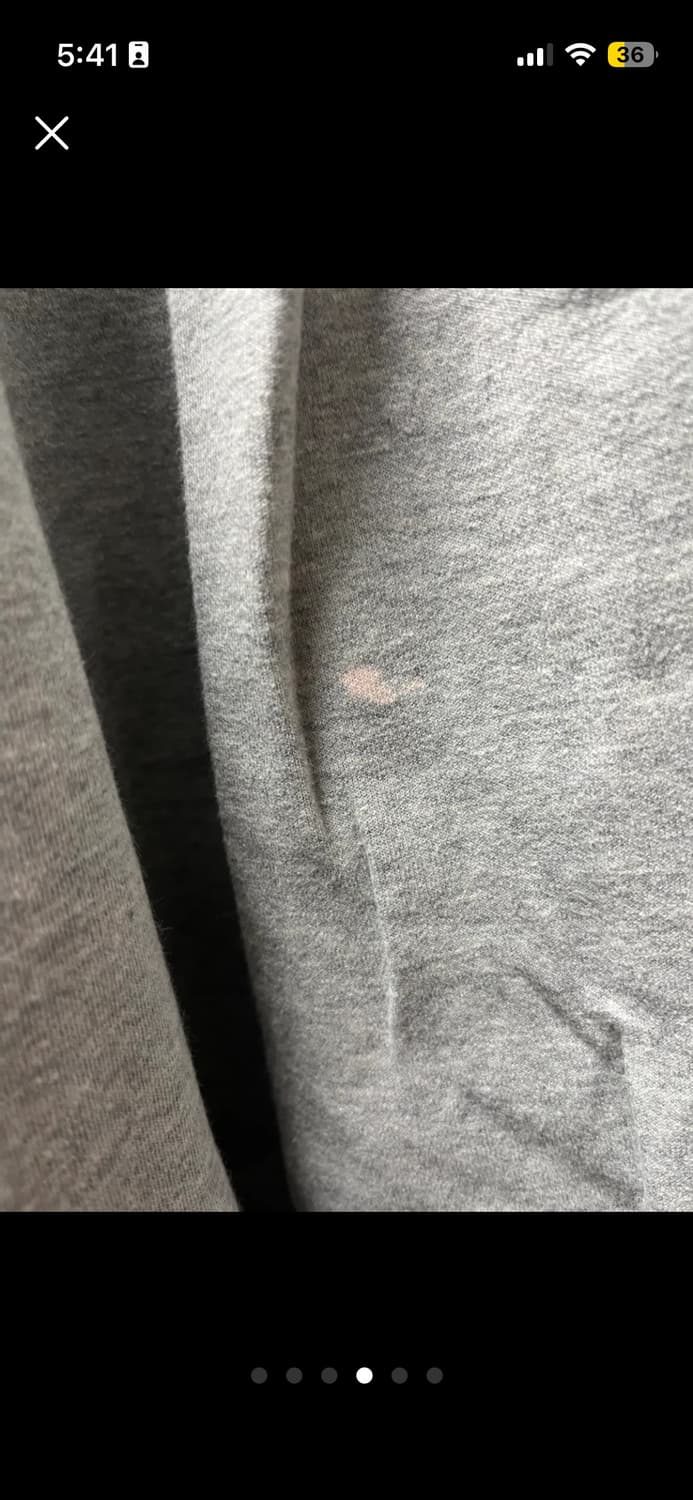 제로 원턱 스웨트 팬츠 그레이 L 상품이미지5