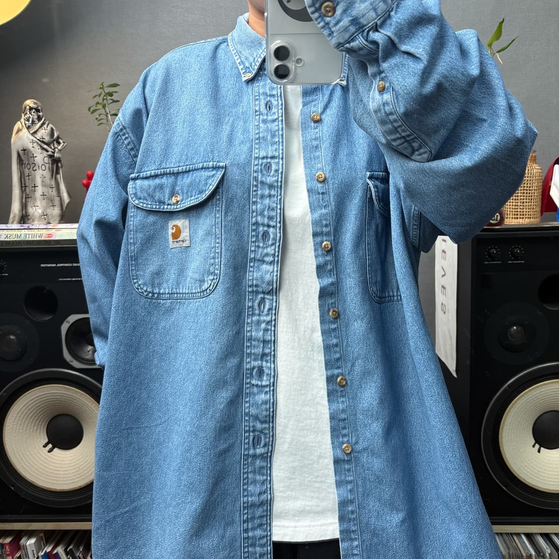 칼하트 데님셔츠 상품이미지1