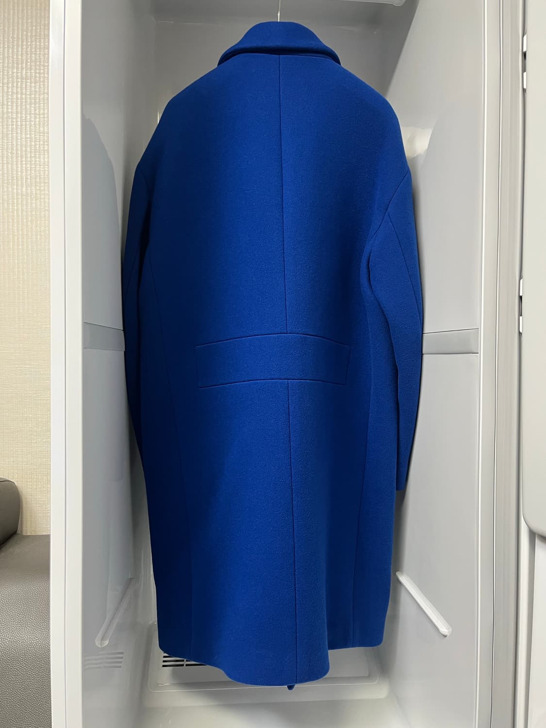 시스템옴므 캐시미어 코발트블루 오버핏 코트 95사이즈 상품이미지2