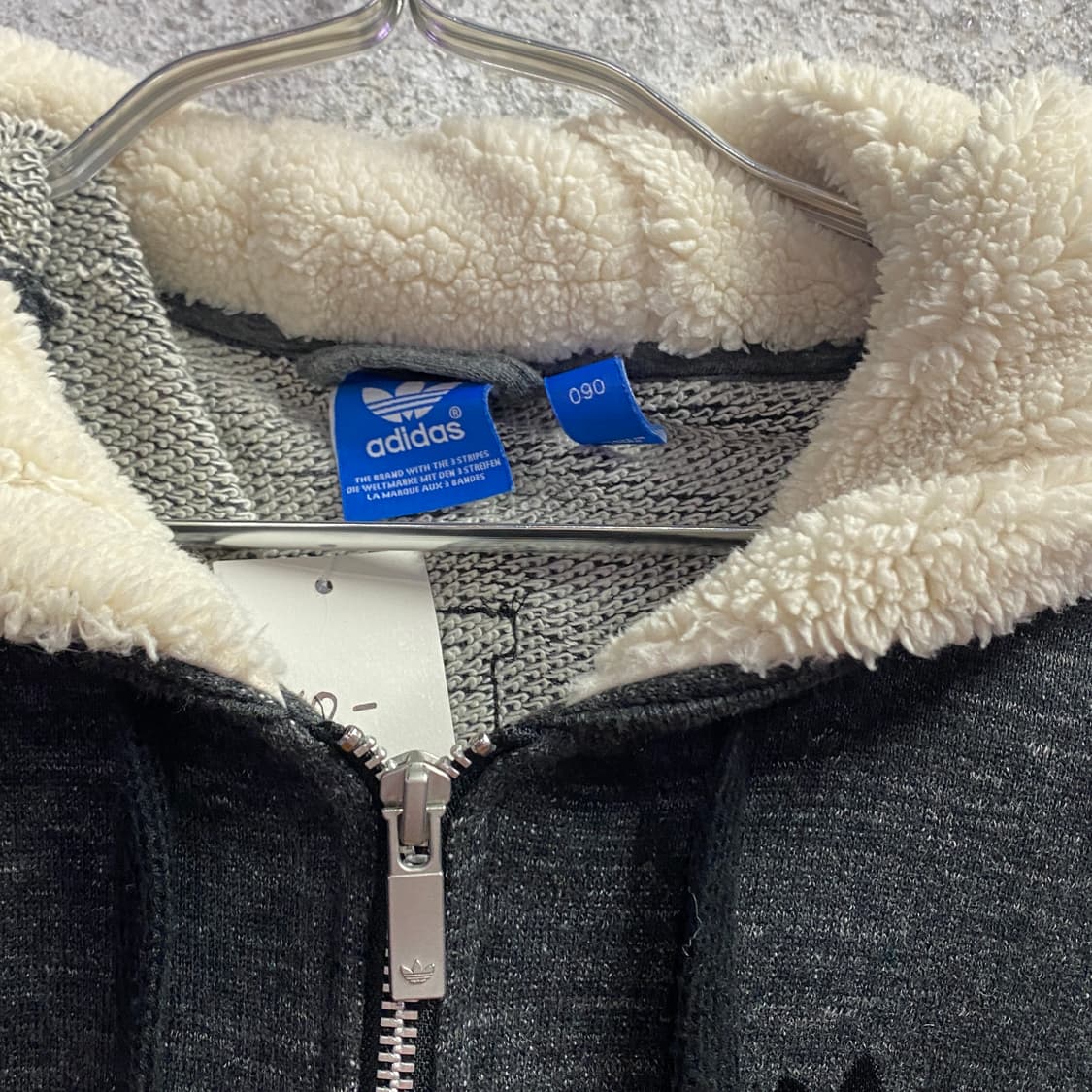 아디다스 파이어버드 빅로고 후드집업 B3281 상품이미지3