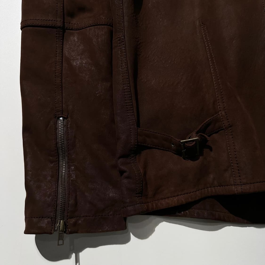 Pulp Fiction 레더 스웨이드 유틸리티 투웨이 싱글 자켓 상품이미지7