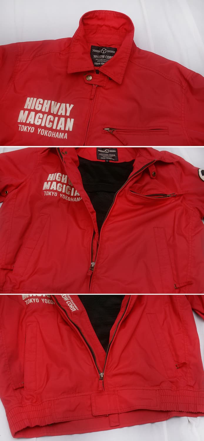 엘로우콘+슬레지 해머 봄.여름용 레이싱 라이더 숏자켓 (L / 100+) 상품이미지4