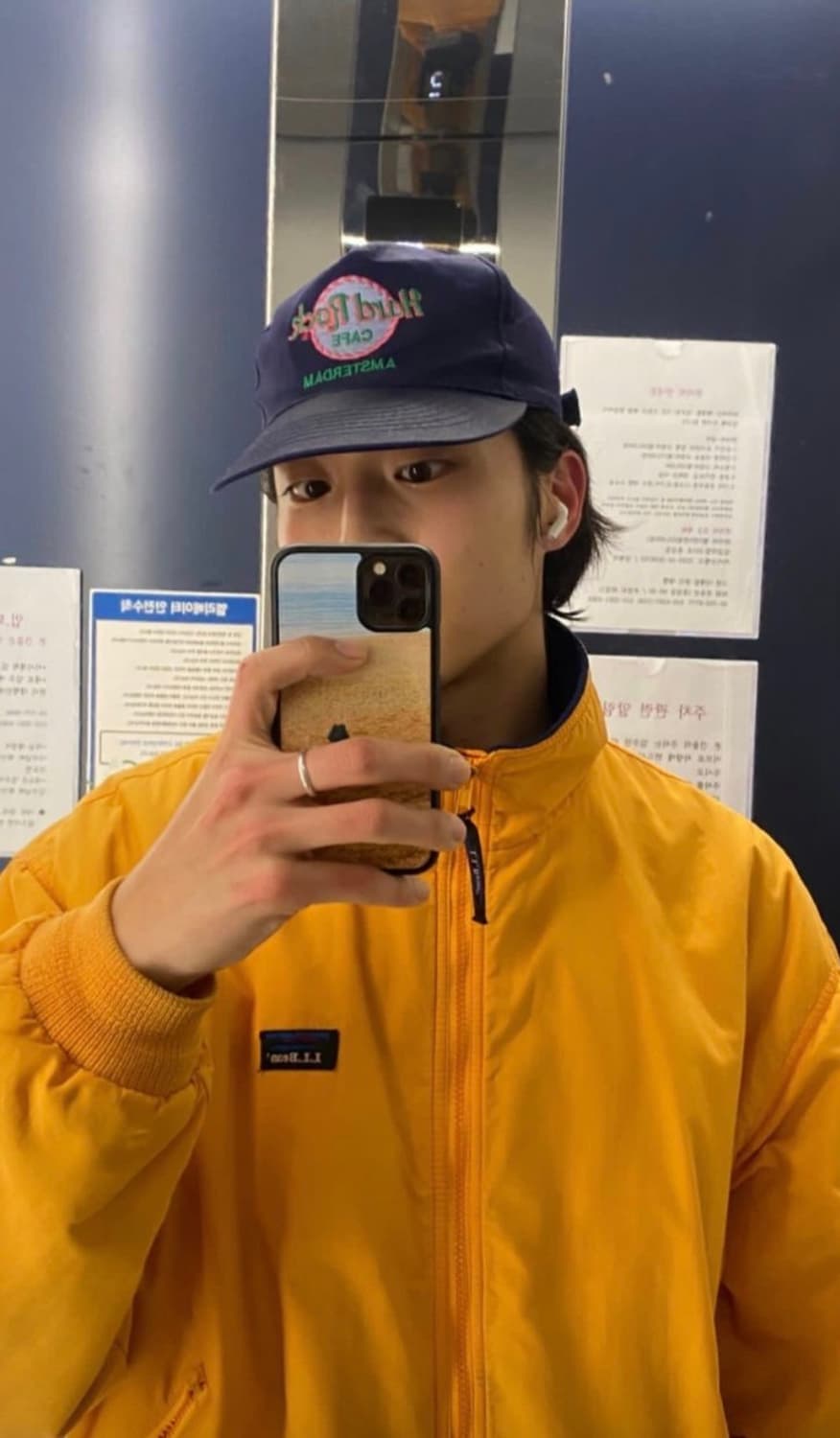 엘엘빈 3시즌 웜업자켓 옐로우 상품이미지1