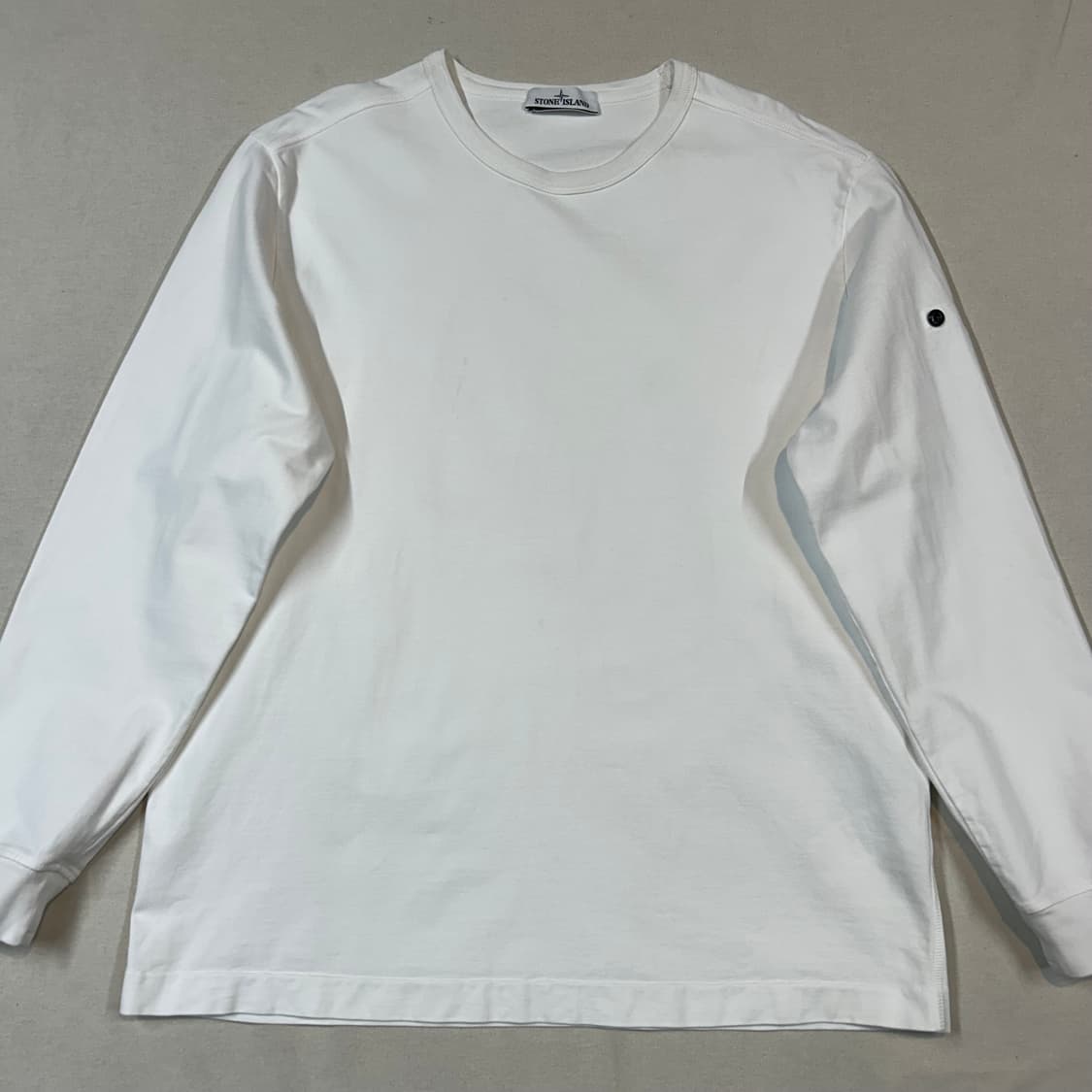 XXL) 스톤아일랜드 화이트 롱슬리브 긴팔 티셔츠 와펜X 상품이미지2