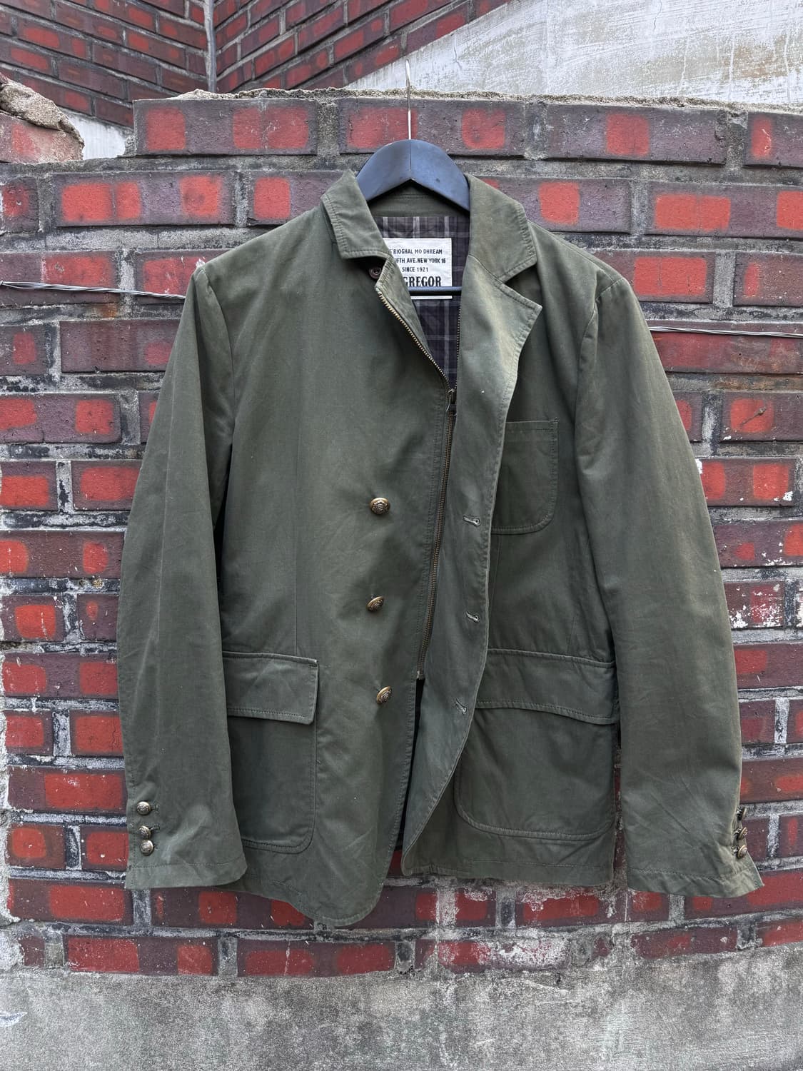 맥그리거 올리브 워크 블레이저 자켓  상품이미지4