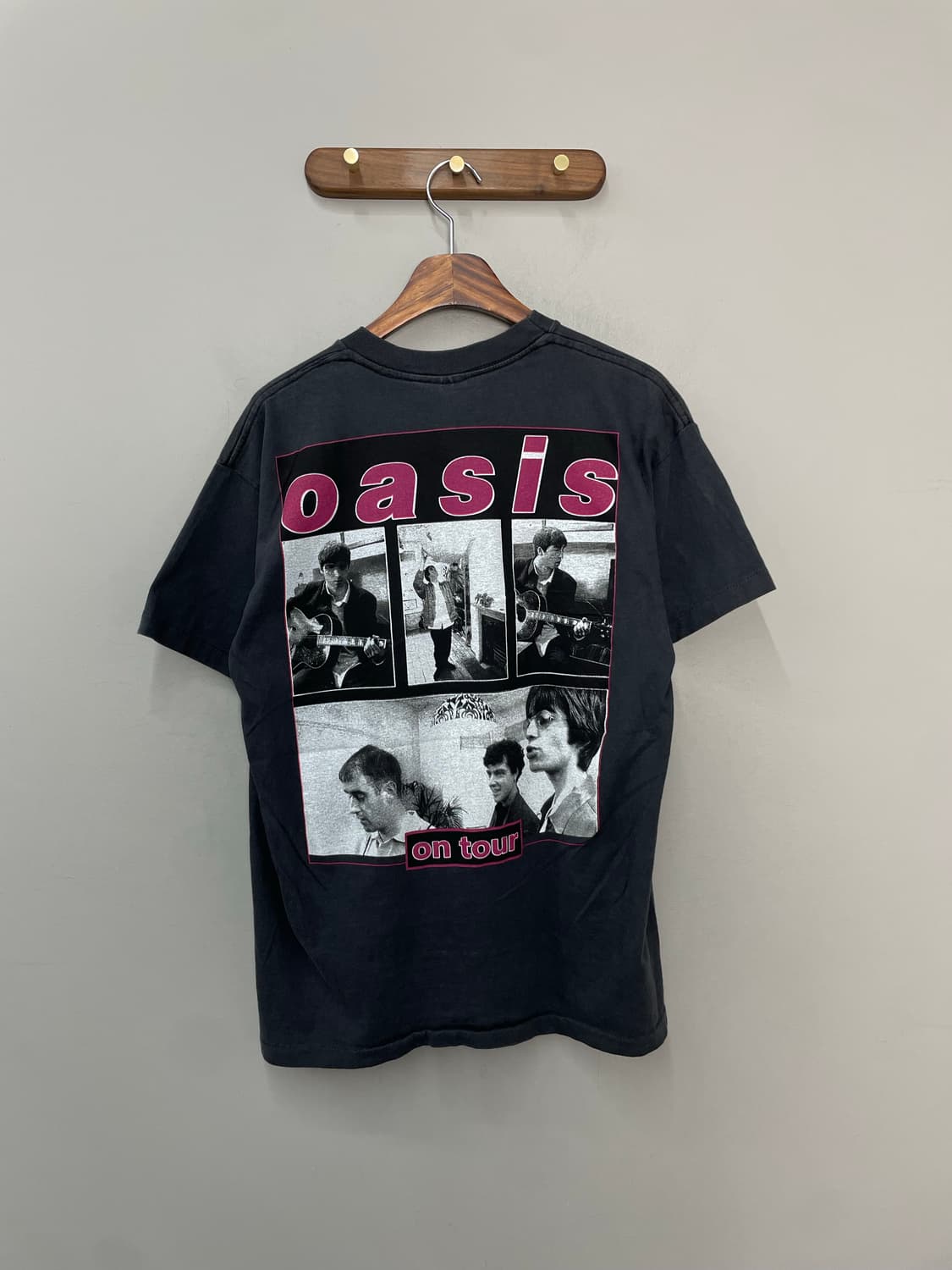 빈티지 오아시스 밴드 프린팅 반팔 H2546 상품이미지4