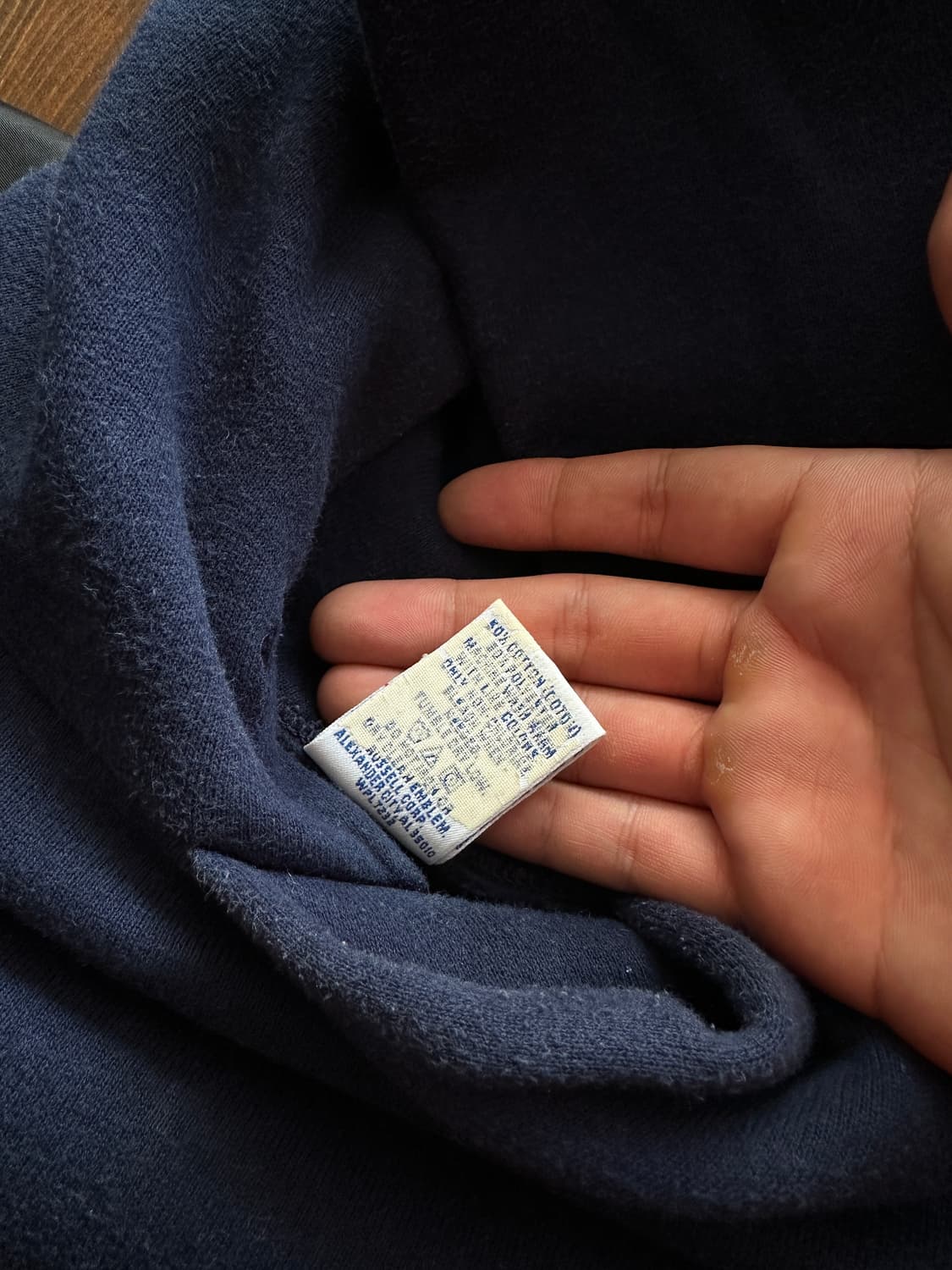 90’s russell blank hoodie  상품이미지8