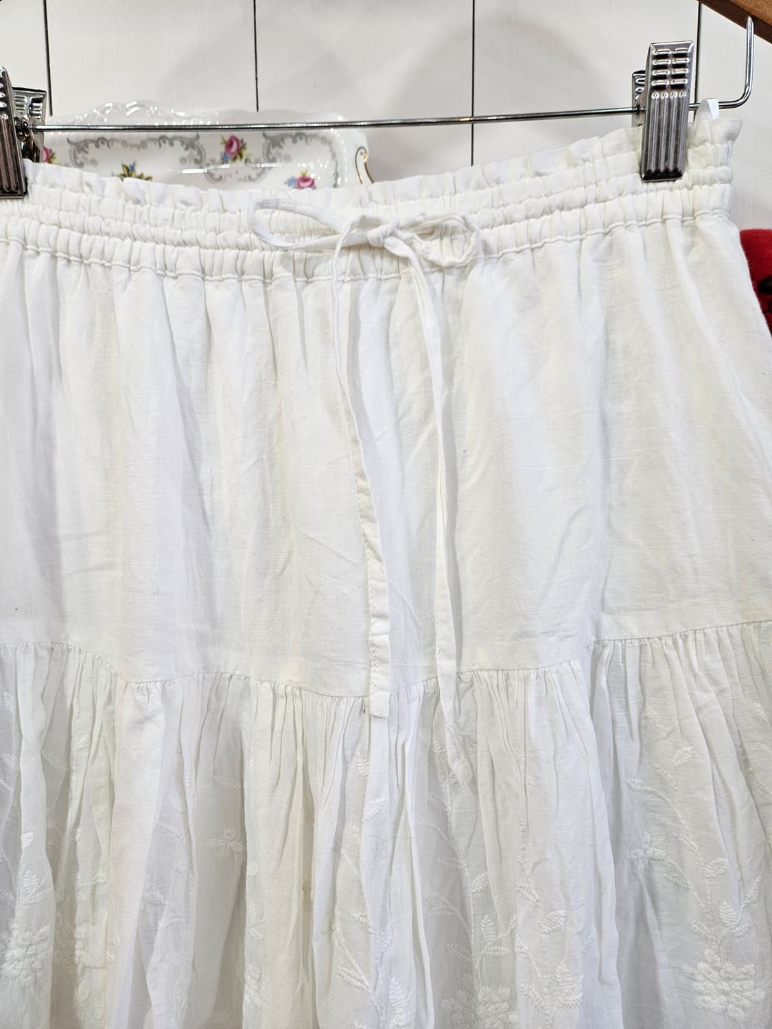 레이스 자수 스커트 상품이미지3