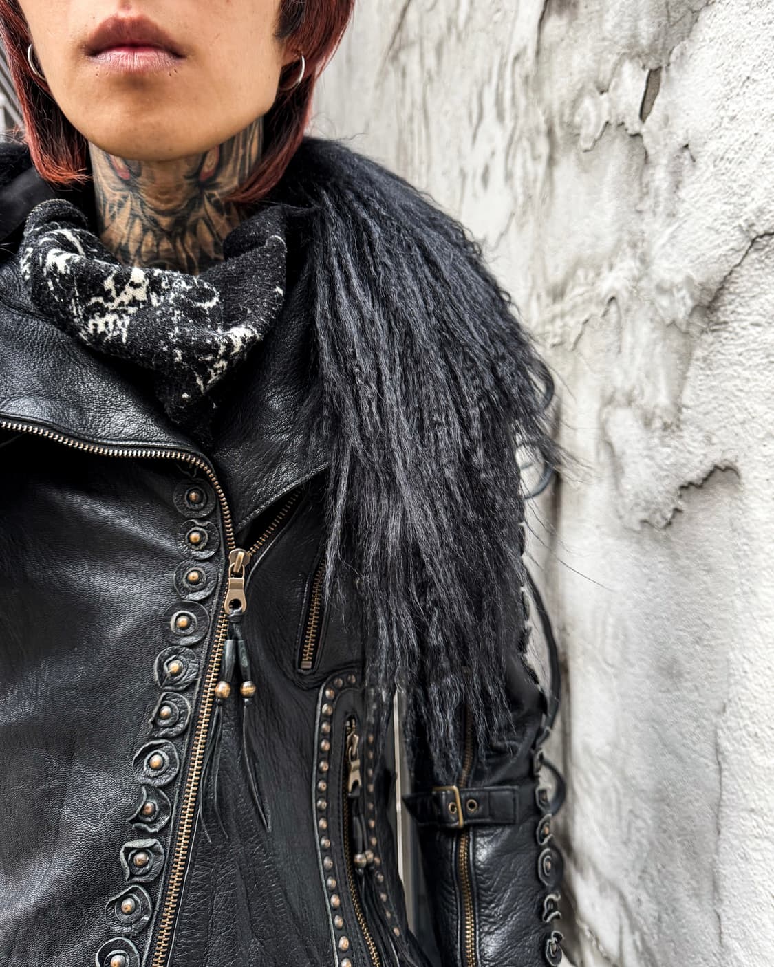 Share Spirit - Goat & Lamp leather jk 상품이미지4