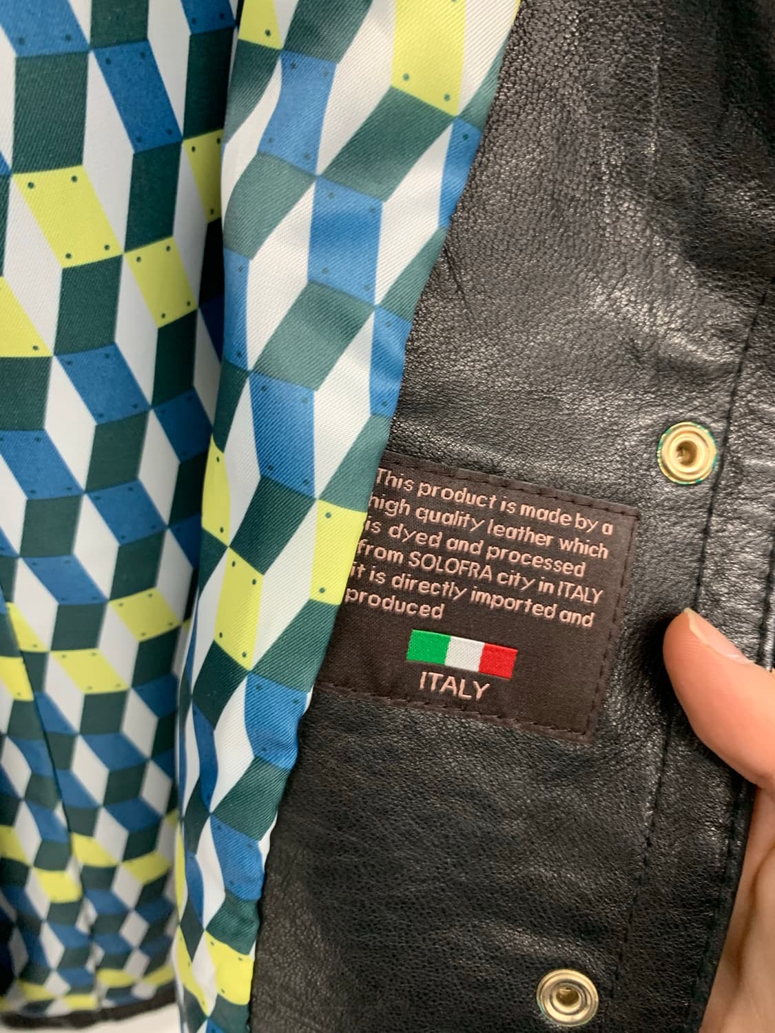 The studio K 램스킨 하프 지퍼 코트 상품이미지8