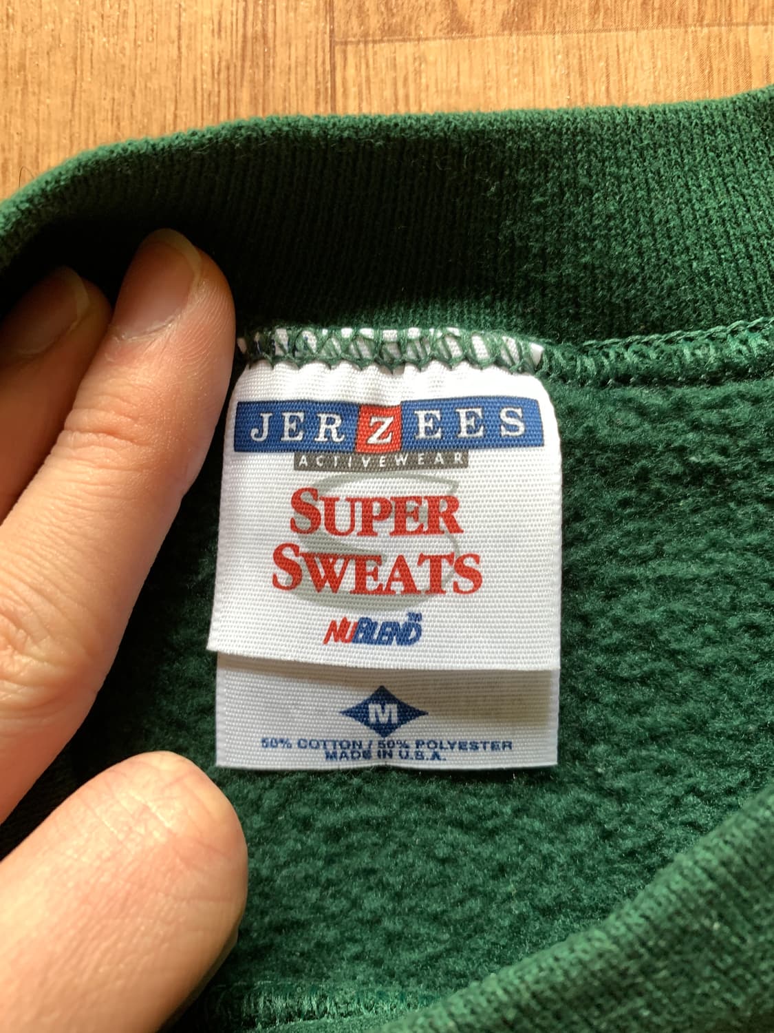 90s USA 저지스 50/50 스웻 셔츠 M 상품이미지3