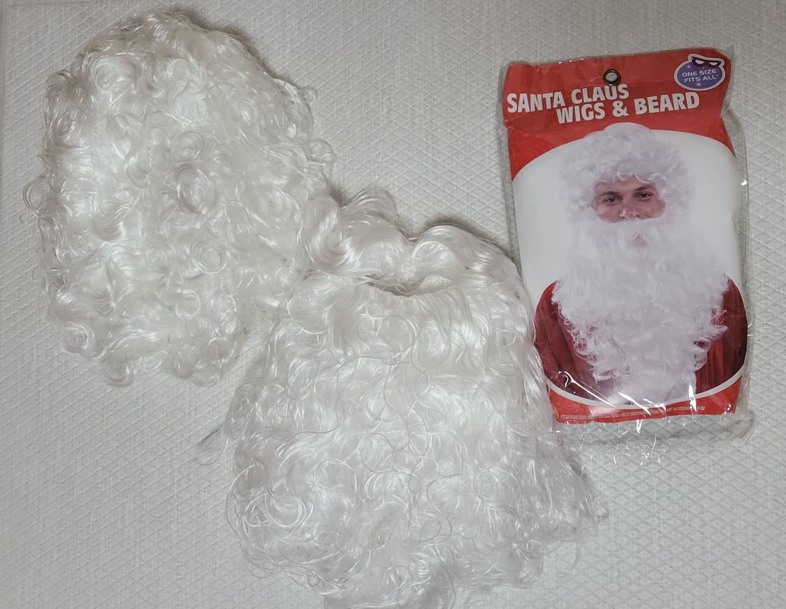 산타 코스프레 코스튬 가발 수염 세트 상품이미지2