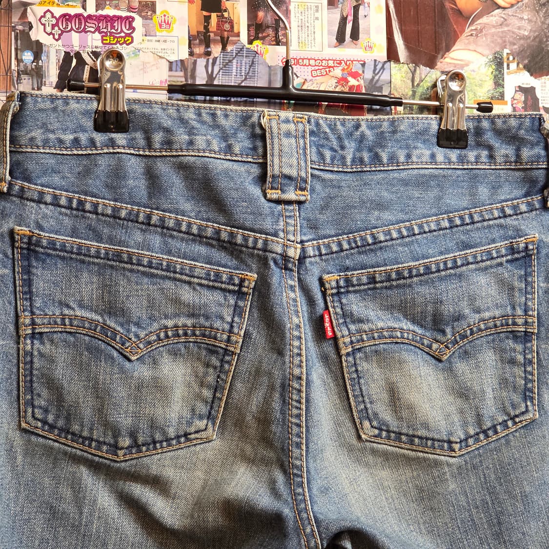 리바이스 재팬 연청 부츠컷 데님 팬츠 상품이미지2