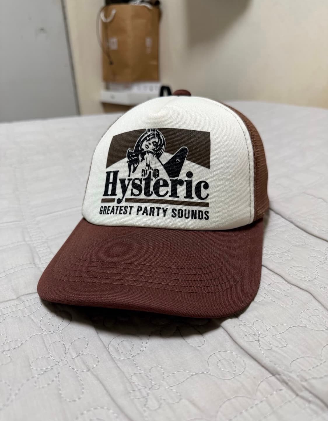 히스테릭글래머 매쉬캡 브라운 상품이미지1