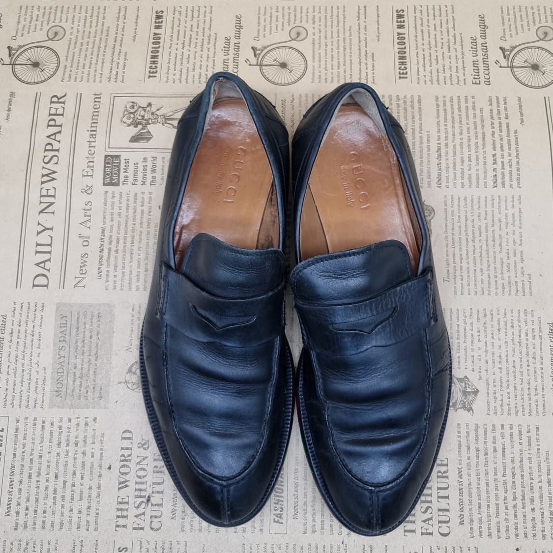 정품 구찌 남성 로퍼 실사이즈260 상품이미지2