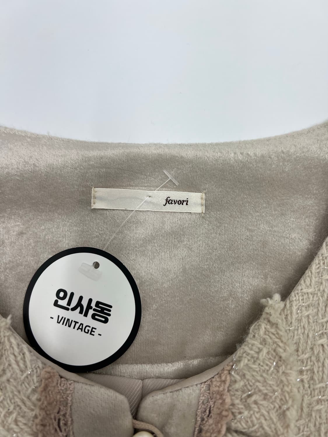 빈티지 트위드 자켓 상품이미지3