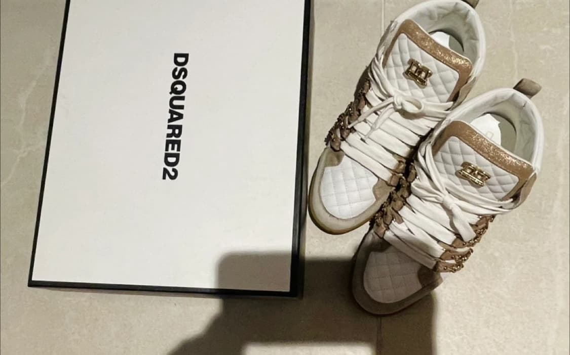 디스퀘어드2(DSQUARED2)  가죽 스니커즈 상품이미지2