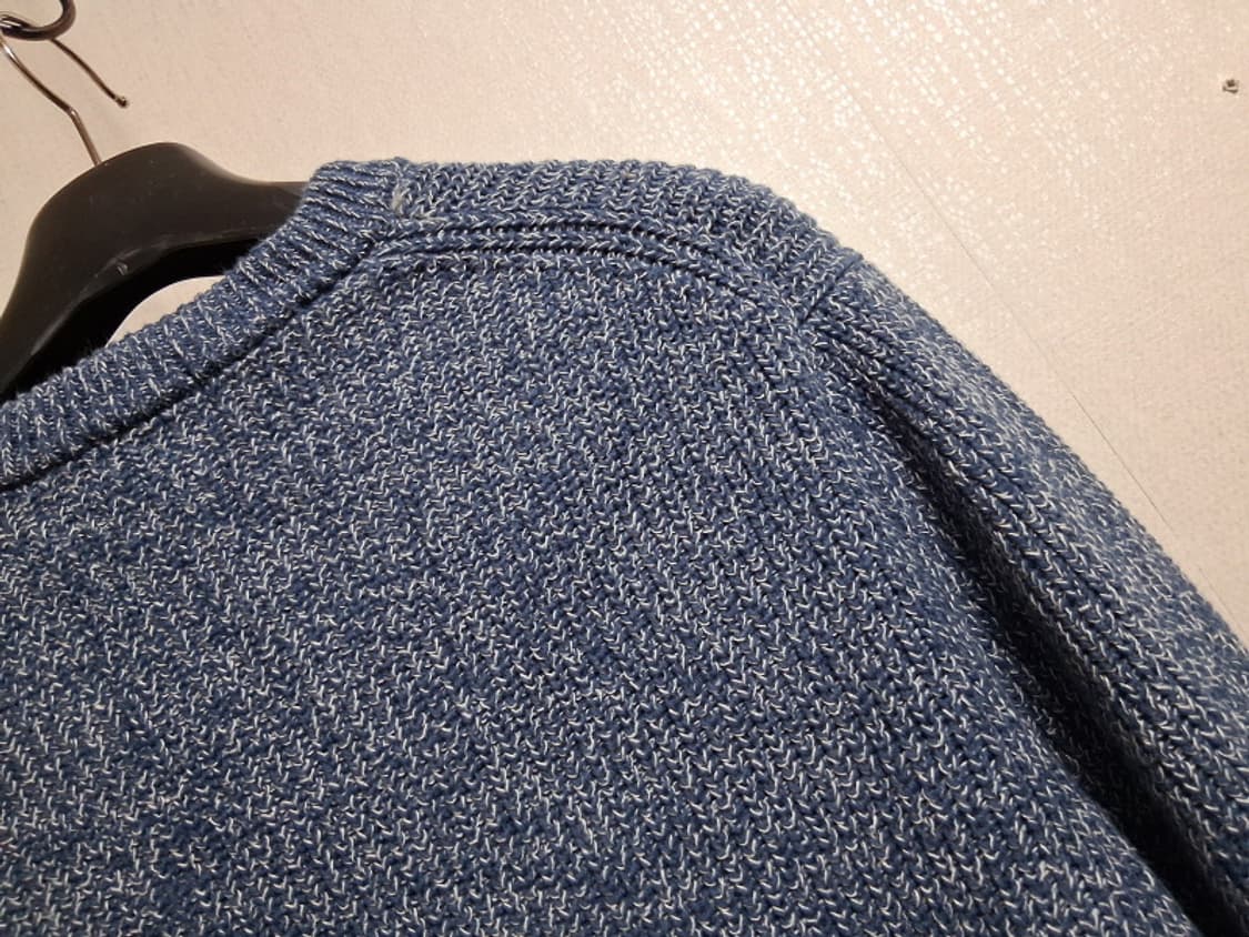 일본빈티지수입 유니클로 블루네이비 보카시 면니트 남성100L미착용
원산지 상품이미지5