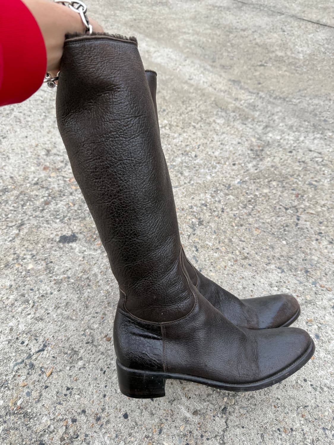 질샌더 레더 부츠 상품이미지3