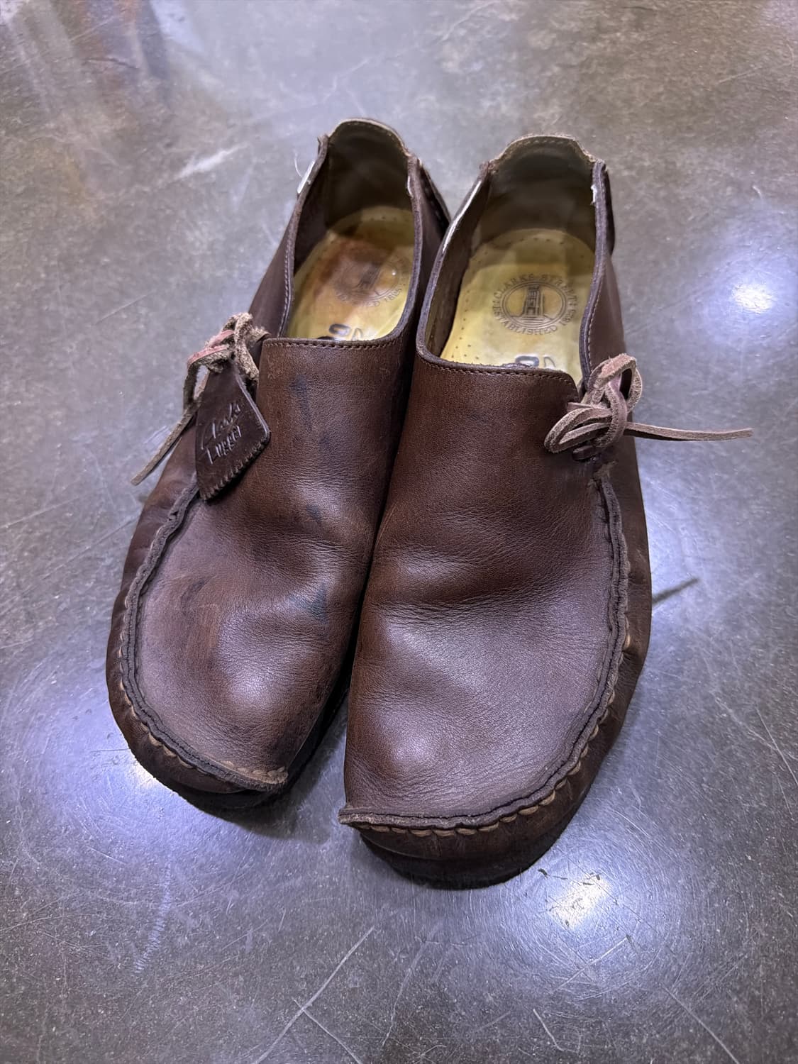 클락스 오리지널 러거 슈즈 브라운 레더 로퍼 275 상품이미지2