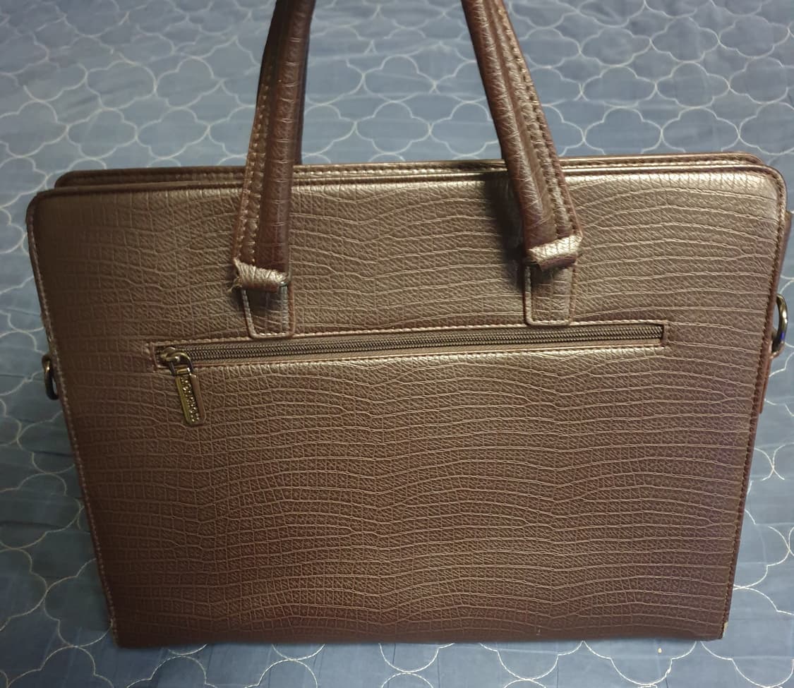 몽크로스 스위스 가죽 클래식 서류 비지니스 가방 브라운 상품이미지3