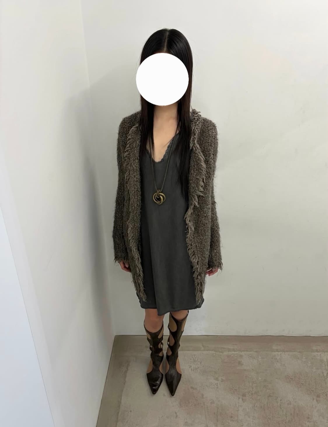 IRO 이로 모헤어 자켓 트위드 부클 가디건 상품이미지1