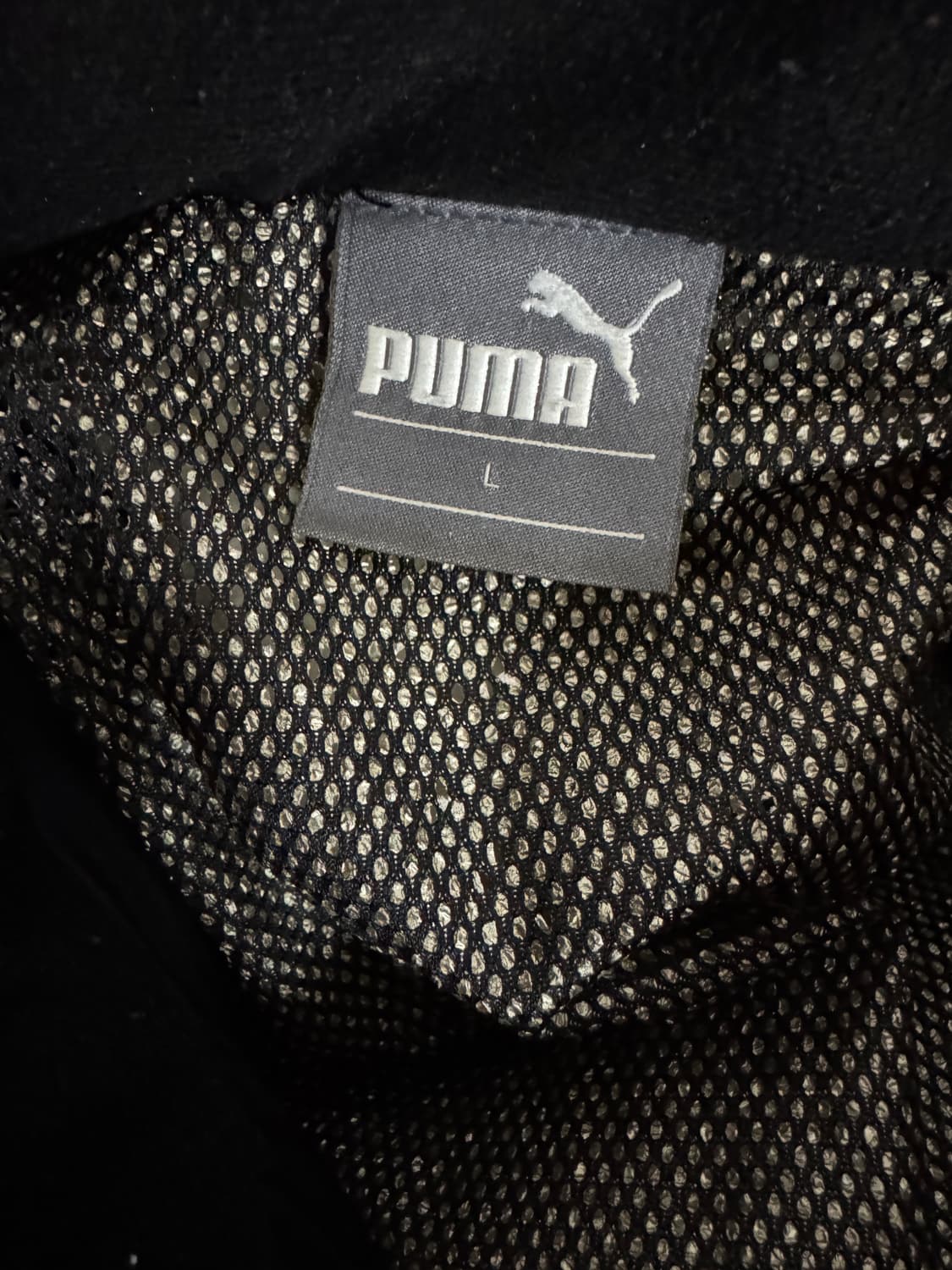 푸마 PuMa 블랙 경량 후드 롱 패딩 L 상품이미지3