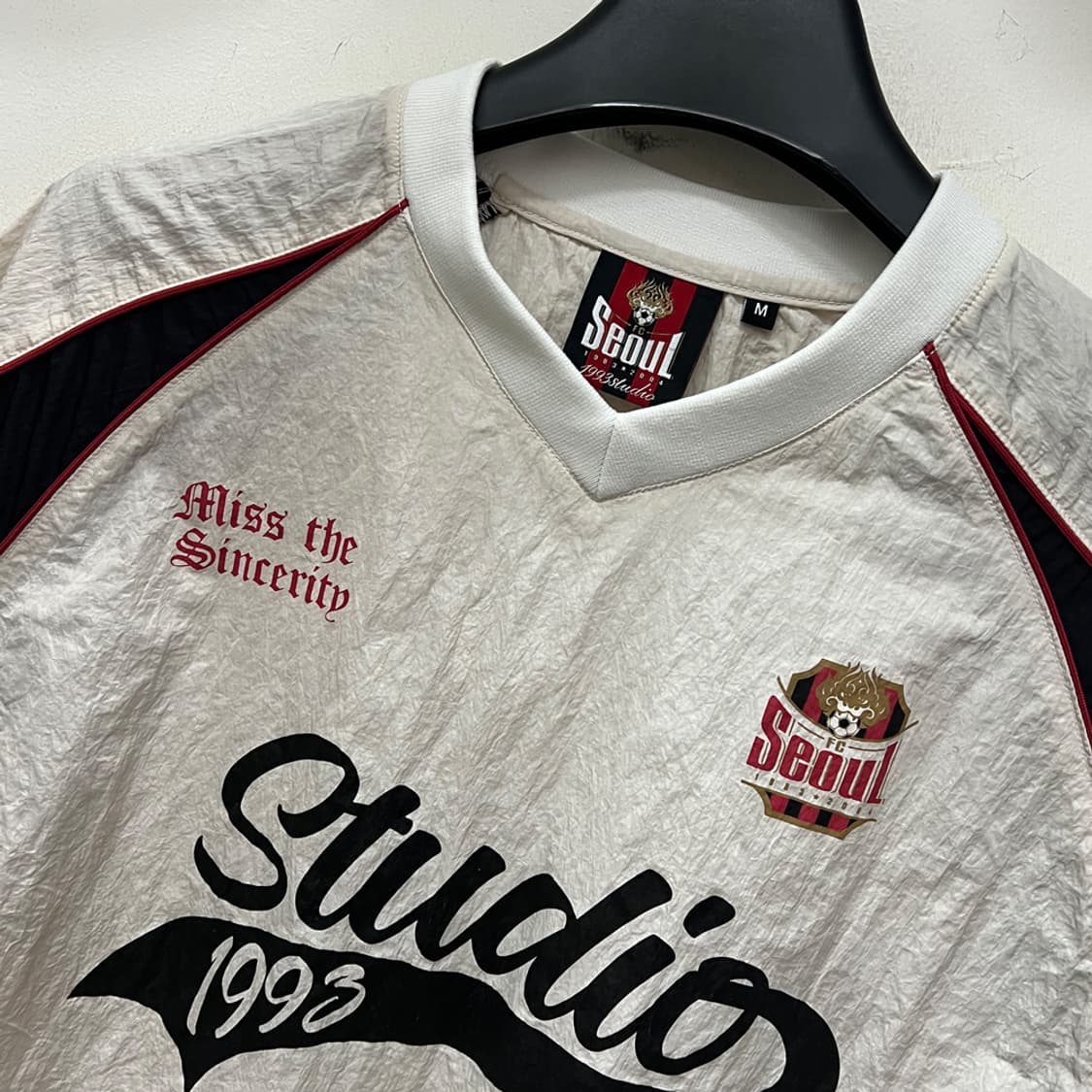 1993스튜디오 FC서울 파이핑 나일론 반팔 풀오버 M 상품이미지3