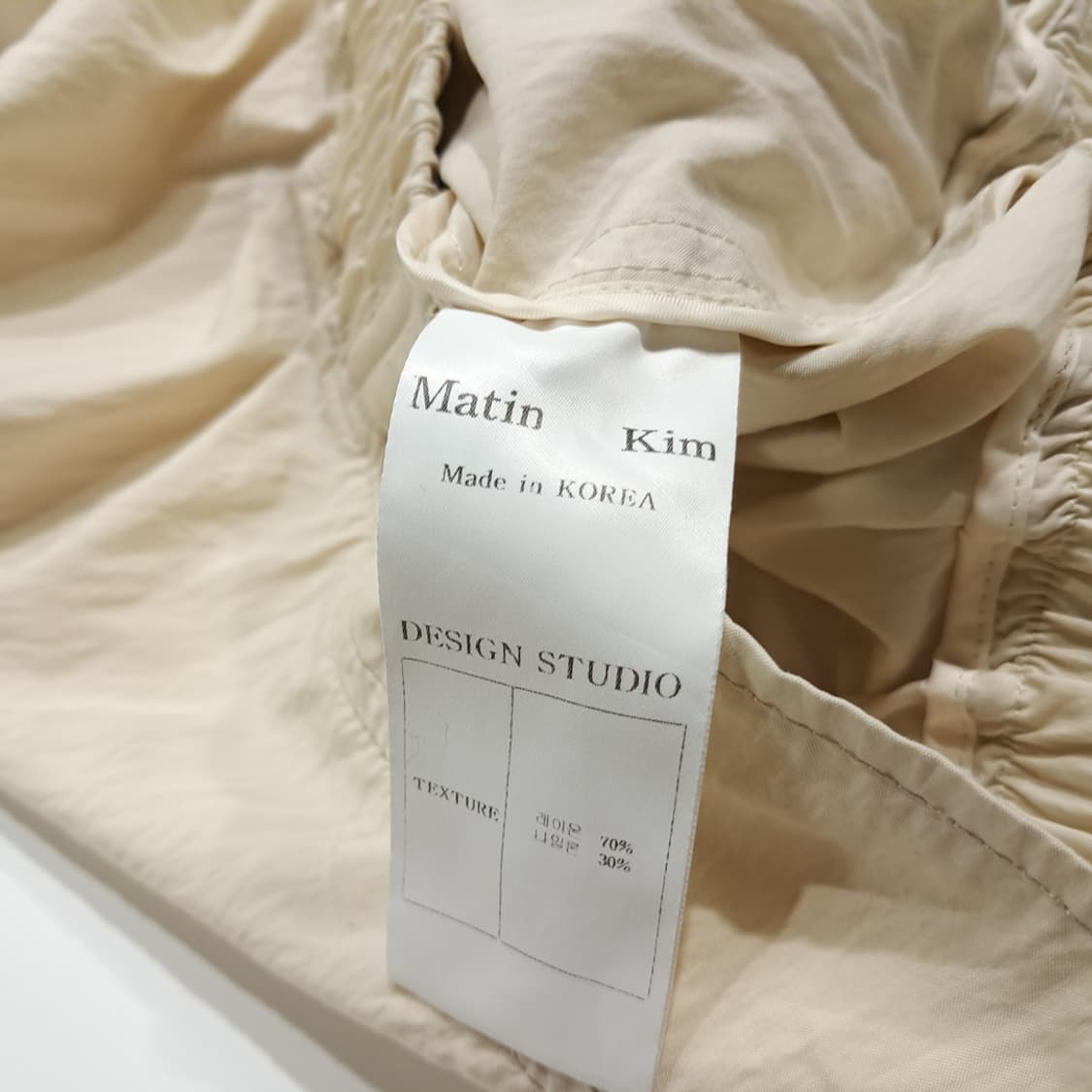 CK054 FREE 마땡킴 한국판  래글런 베이지 바람막이 자켓 상품이미지6