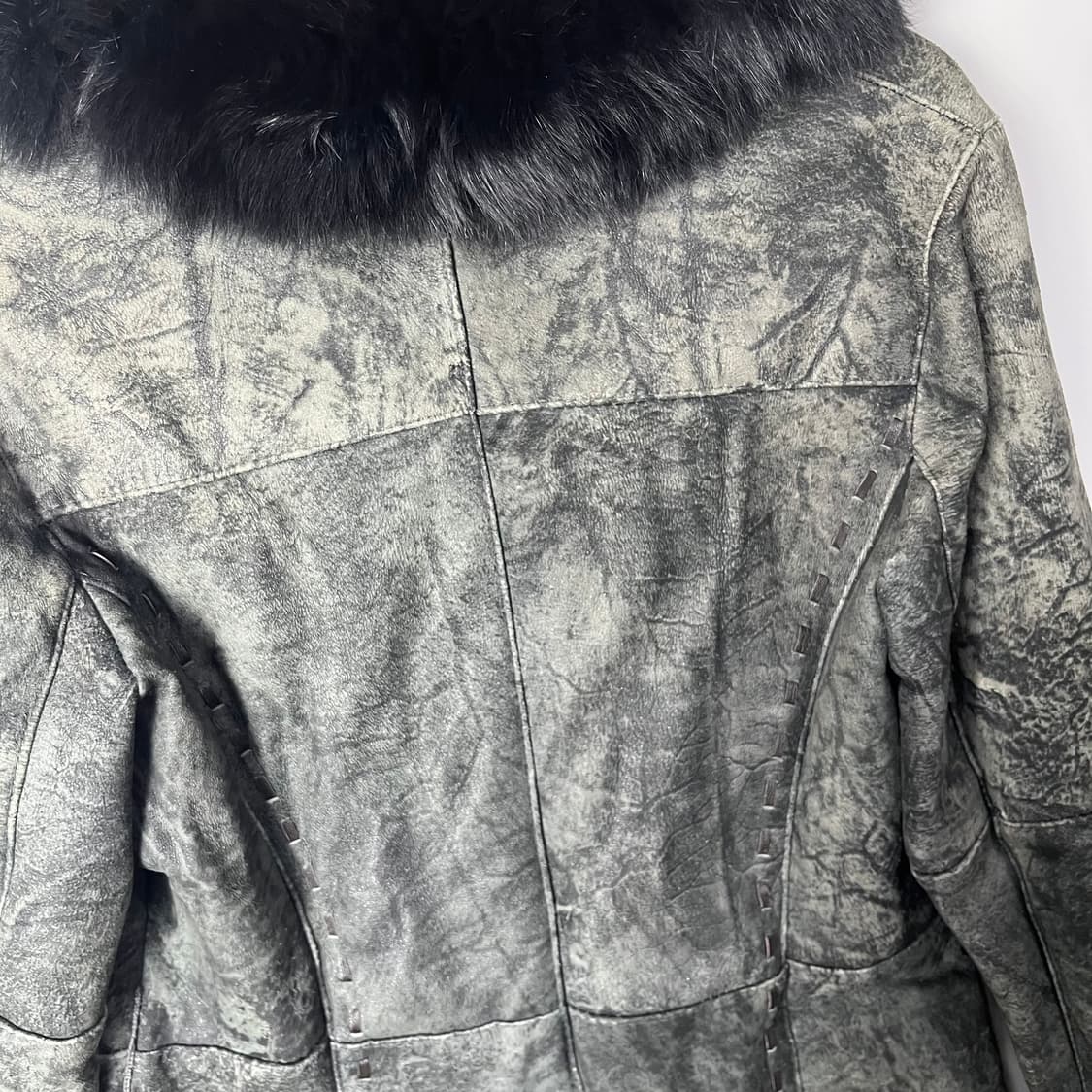 [JPN] 오리엔탈 레더 폭스퍼 코트 상품이미지5