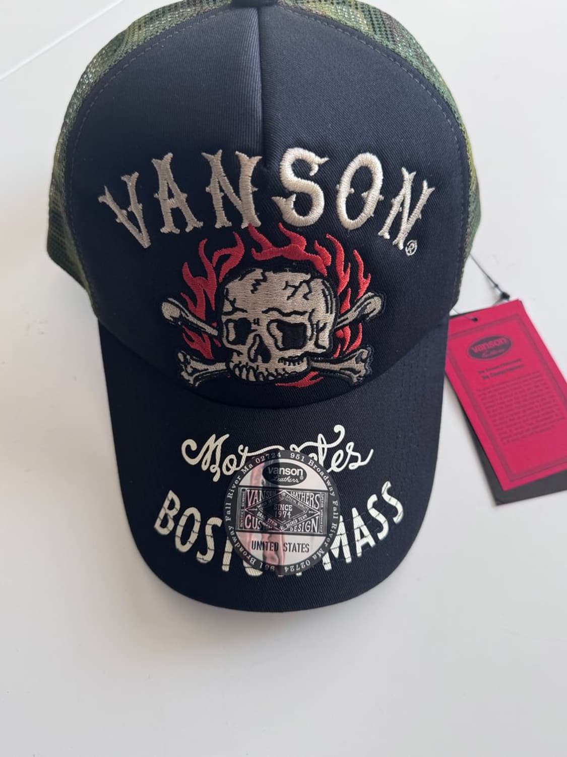 FIRECROSS BONE CAP 파이어 크로스 본 캡 NVCP-2511 상품이미지2