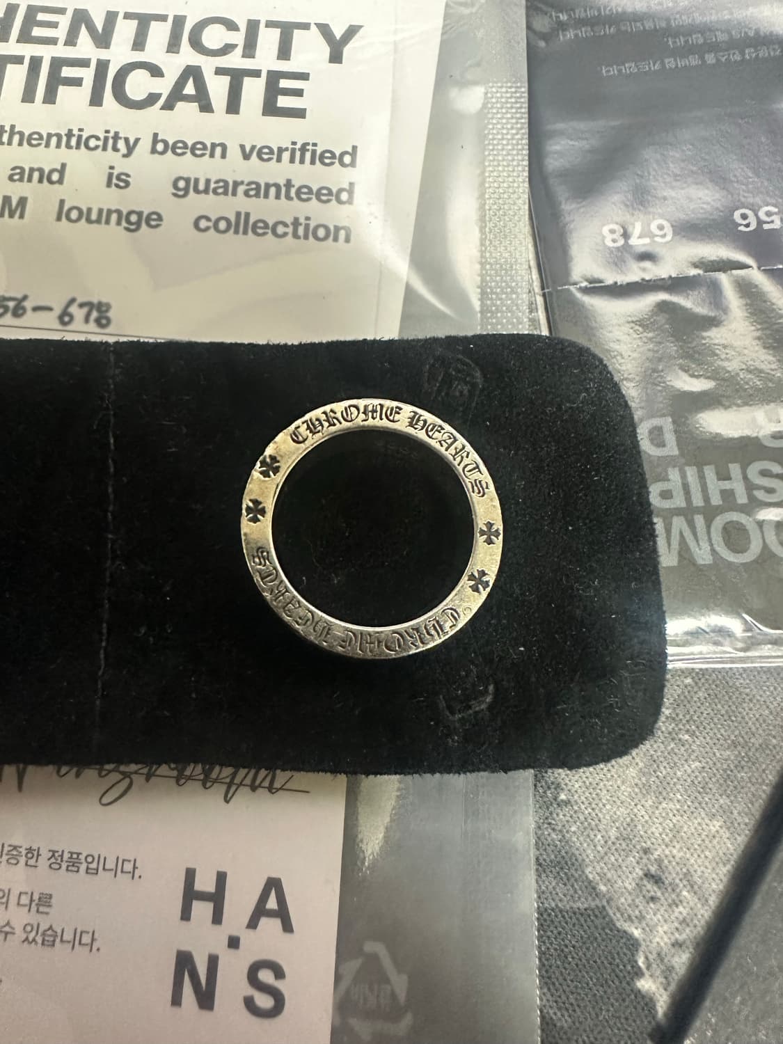 [US8, 국내 17호] 크롬하츠 미니플러스링 상품이미지3