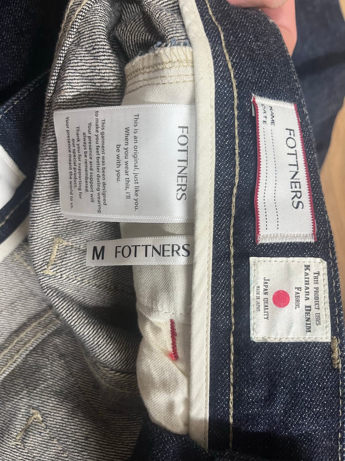 포트너스 카이하라 와이드 셀비지 데님 상품이미지4