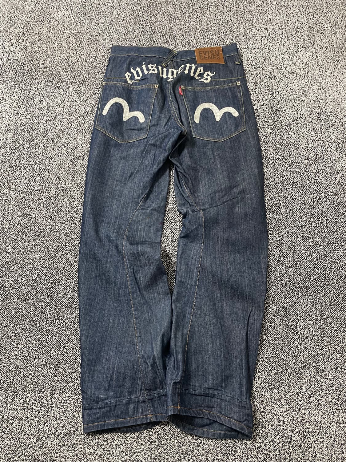 빈티지9. 에비수 진스 로고 데님 청바지 팬츠 갸루 오네갸루 상품이미지3