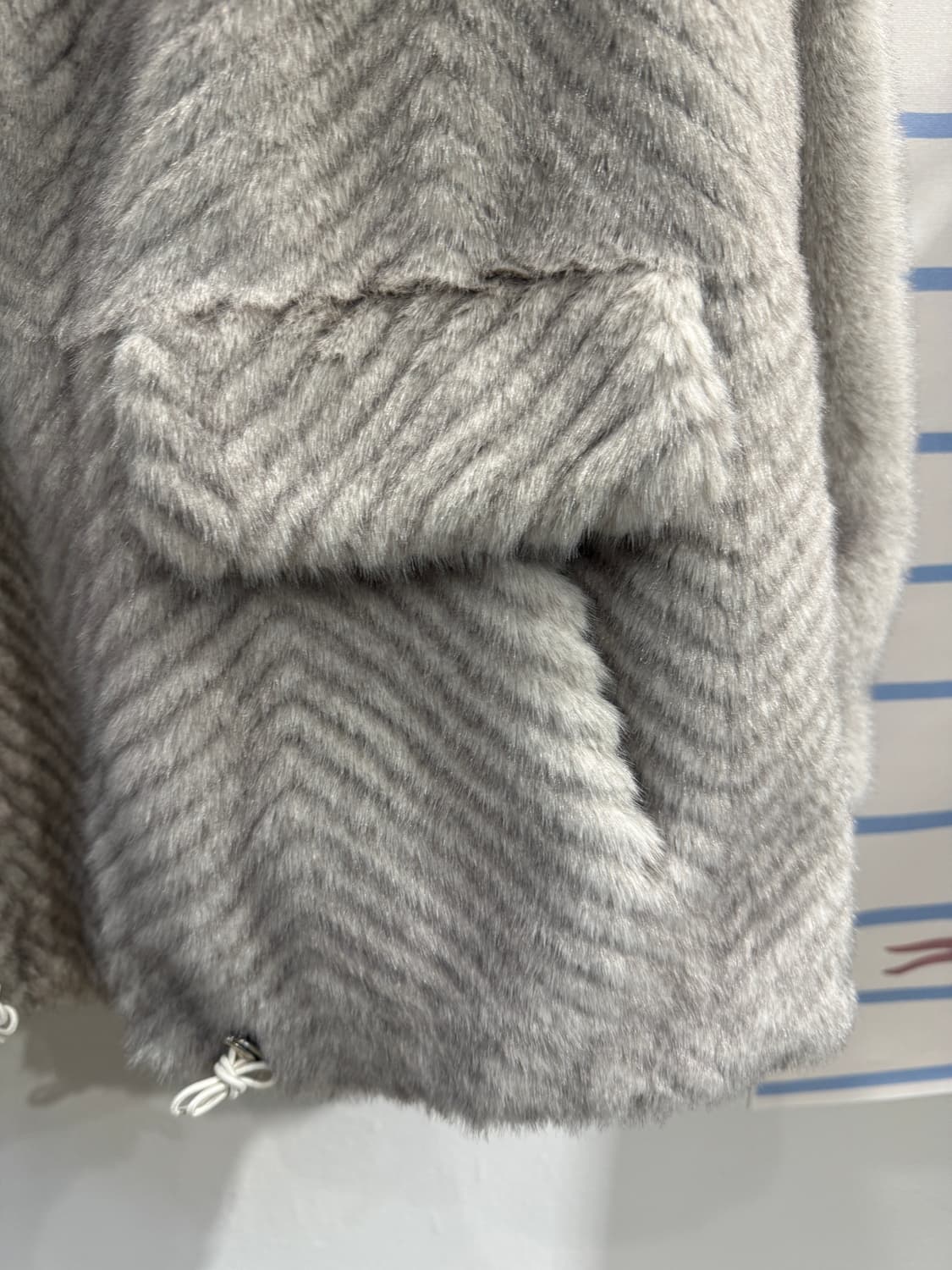 vintage 페이크퍼 후드자켓 상품이미지4