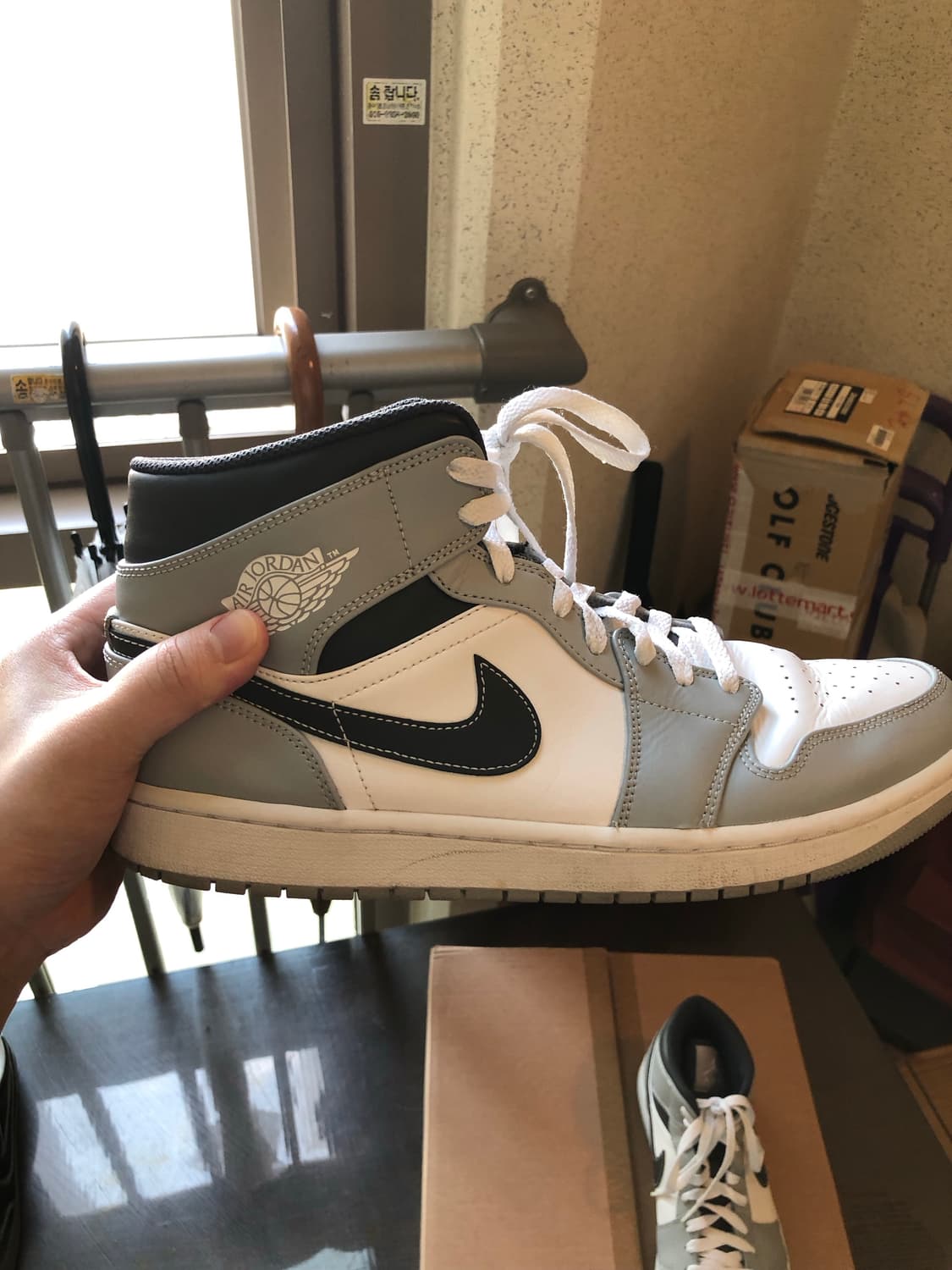 조던 1 미드 스모크그레이 280 상품이미지5