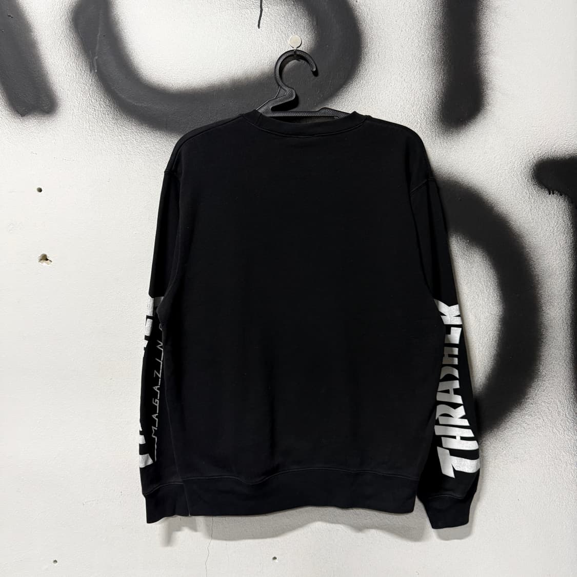 트래셔 스케이트보드 멀티 프린팅 스웻 셔츠 맨투맨 상품이미지2