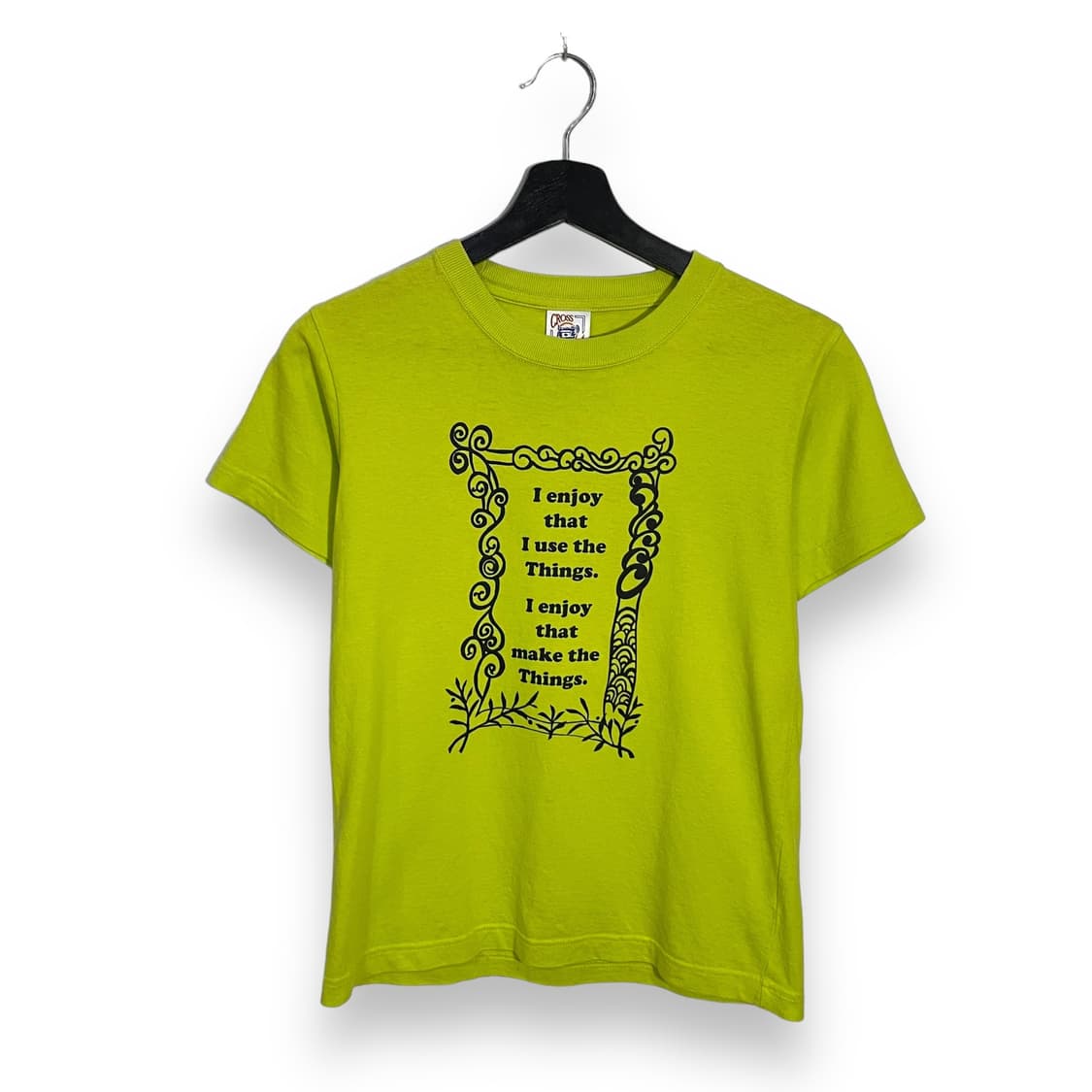 크로스스티치 프린팅 반팔티 상품이미지1