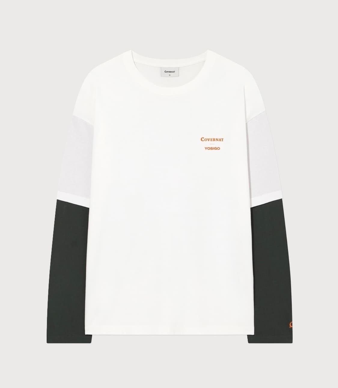 L) 커버낫 스틸 라이프 레이어드 롱슬리브 오프화이트 상품이미지1