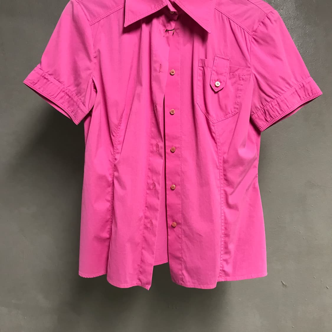 베르사체 핑크 반팔 셔츠 42(W) 상품이미지3
