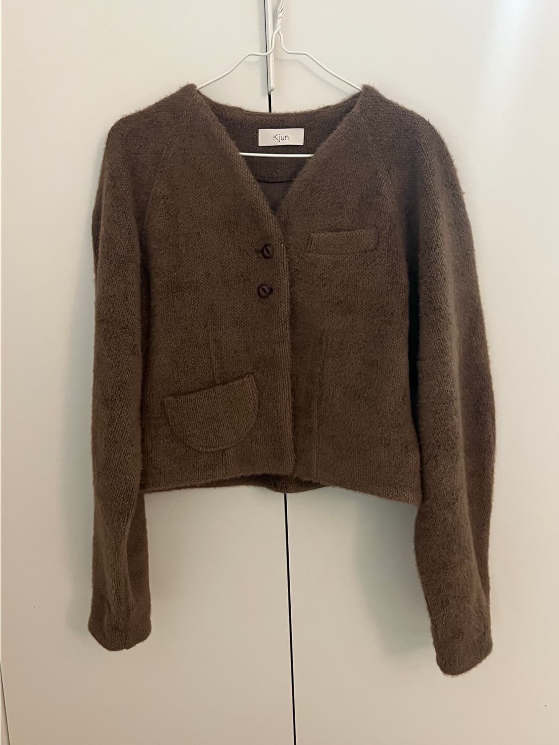 Kijun 기준 플러피 가디건 상품이미지1