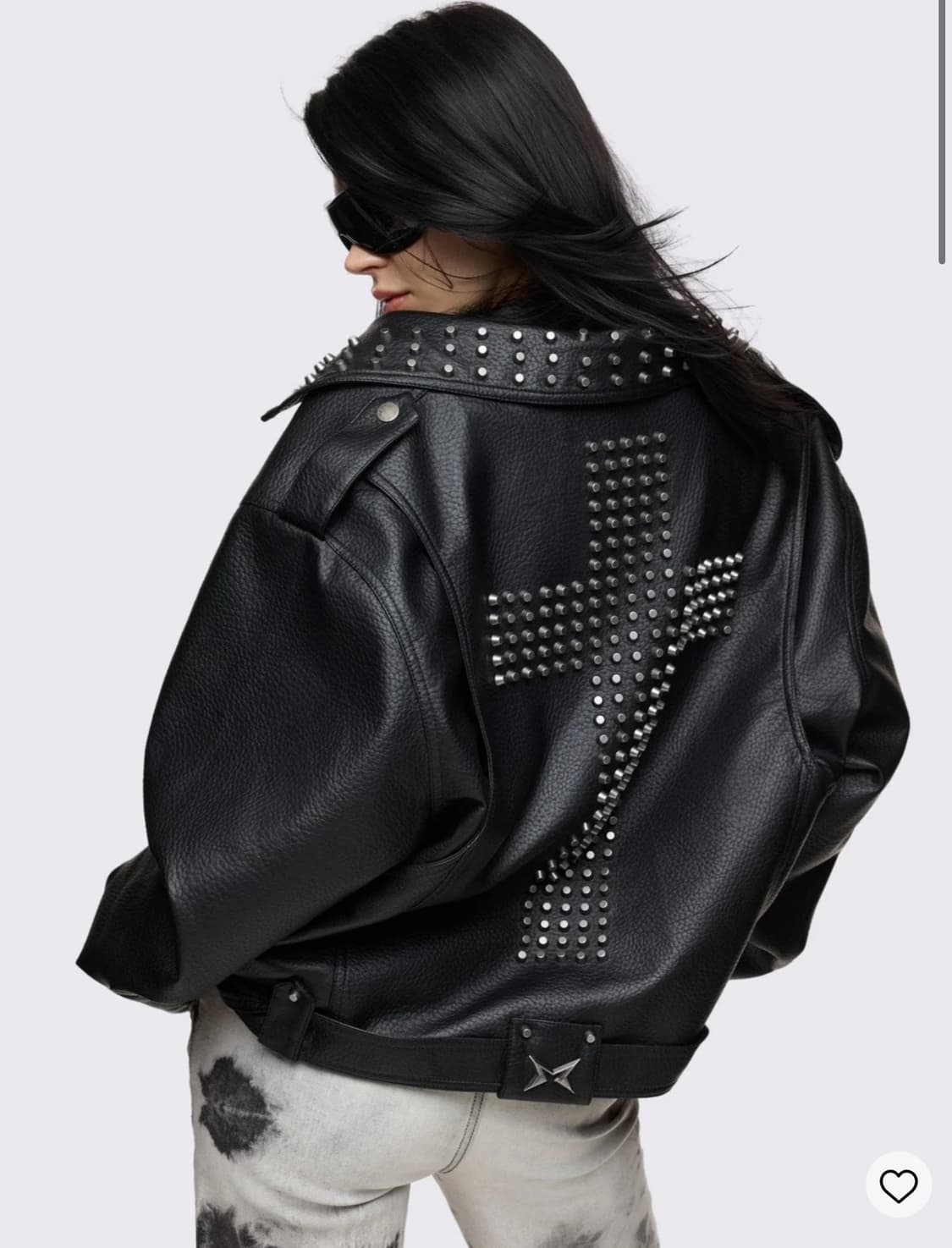 minga london stud cross leather jacket 상품이미지1