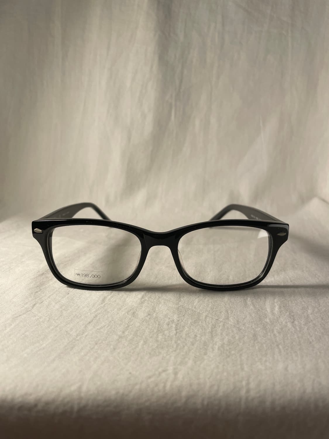 Rayban 블랙스퀘어 아세테이트 일본생산 상품이미지1