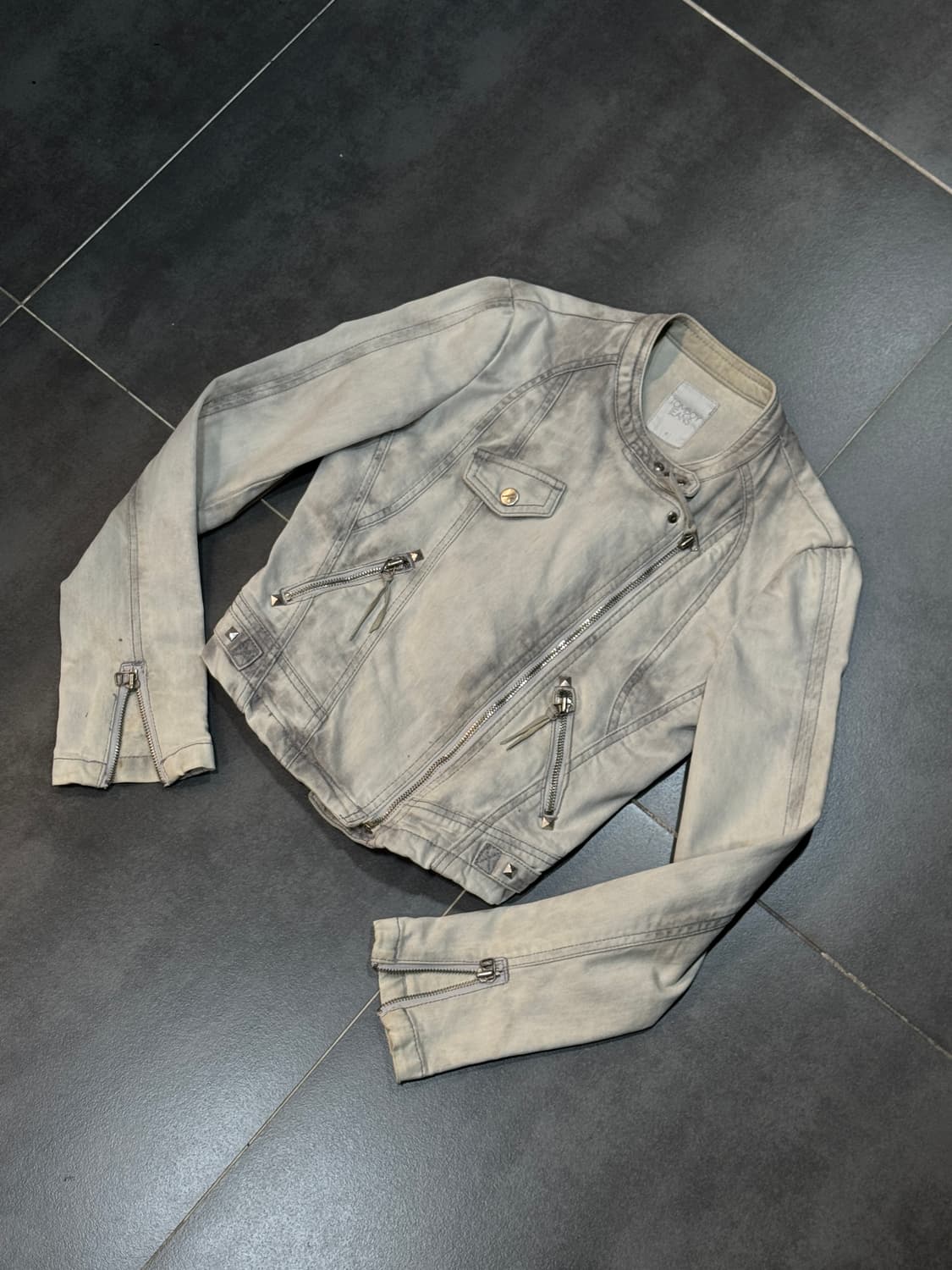 TOMBOY JEANS 더티워시드 데님자켓 상품이미지1